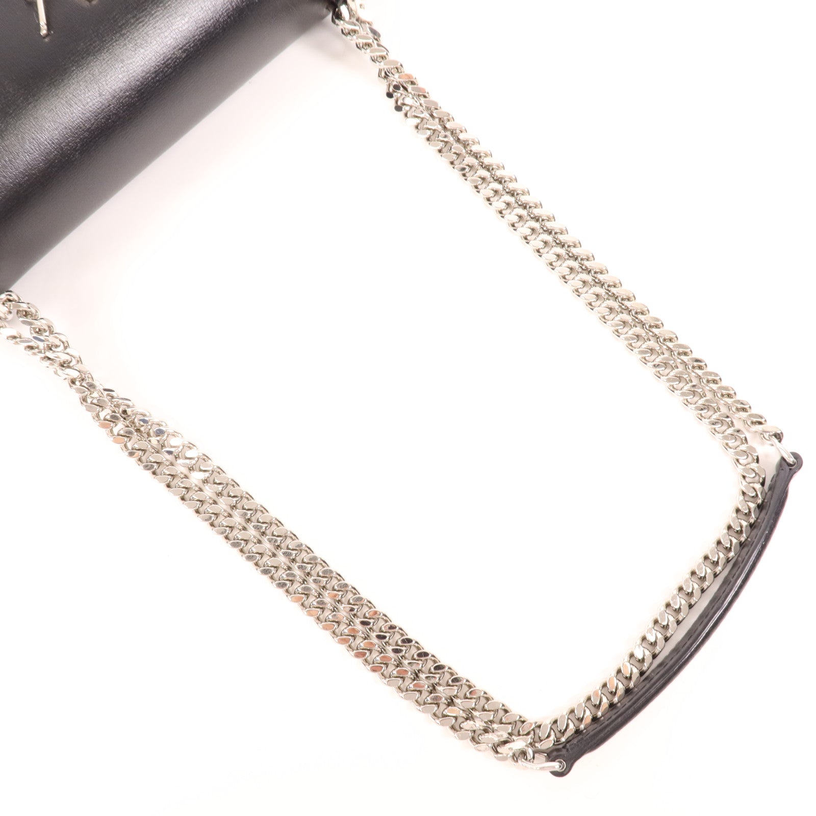 YVES SAINT LAURENT 牛皮皮革Sunset Medium銀扣肩背袋