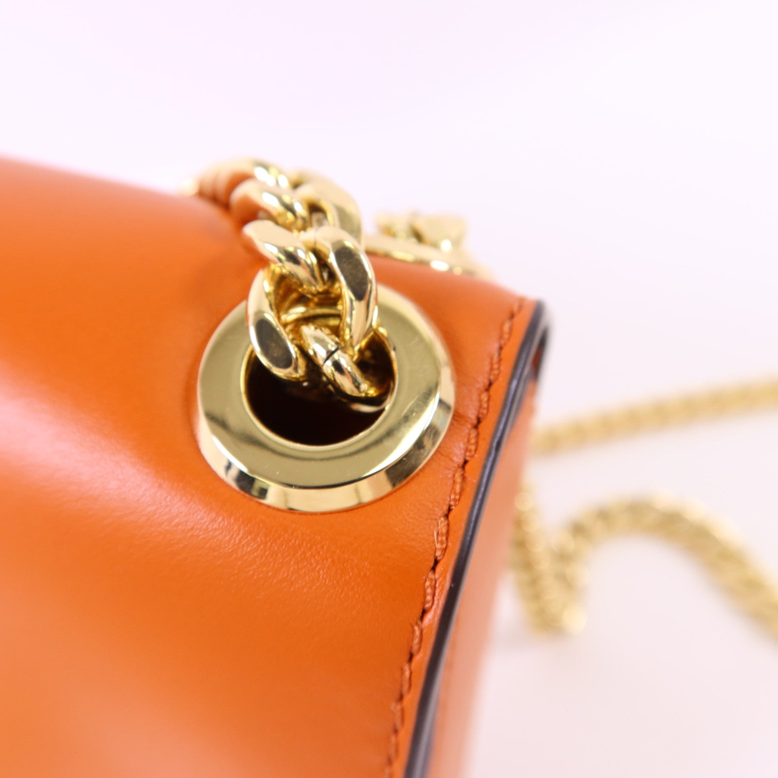 Michael Kors 牛皮皮革Chain Shoulder Bag金扣鏈帶肩背袋