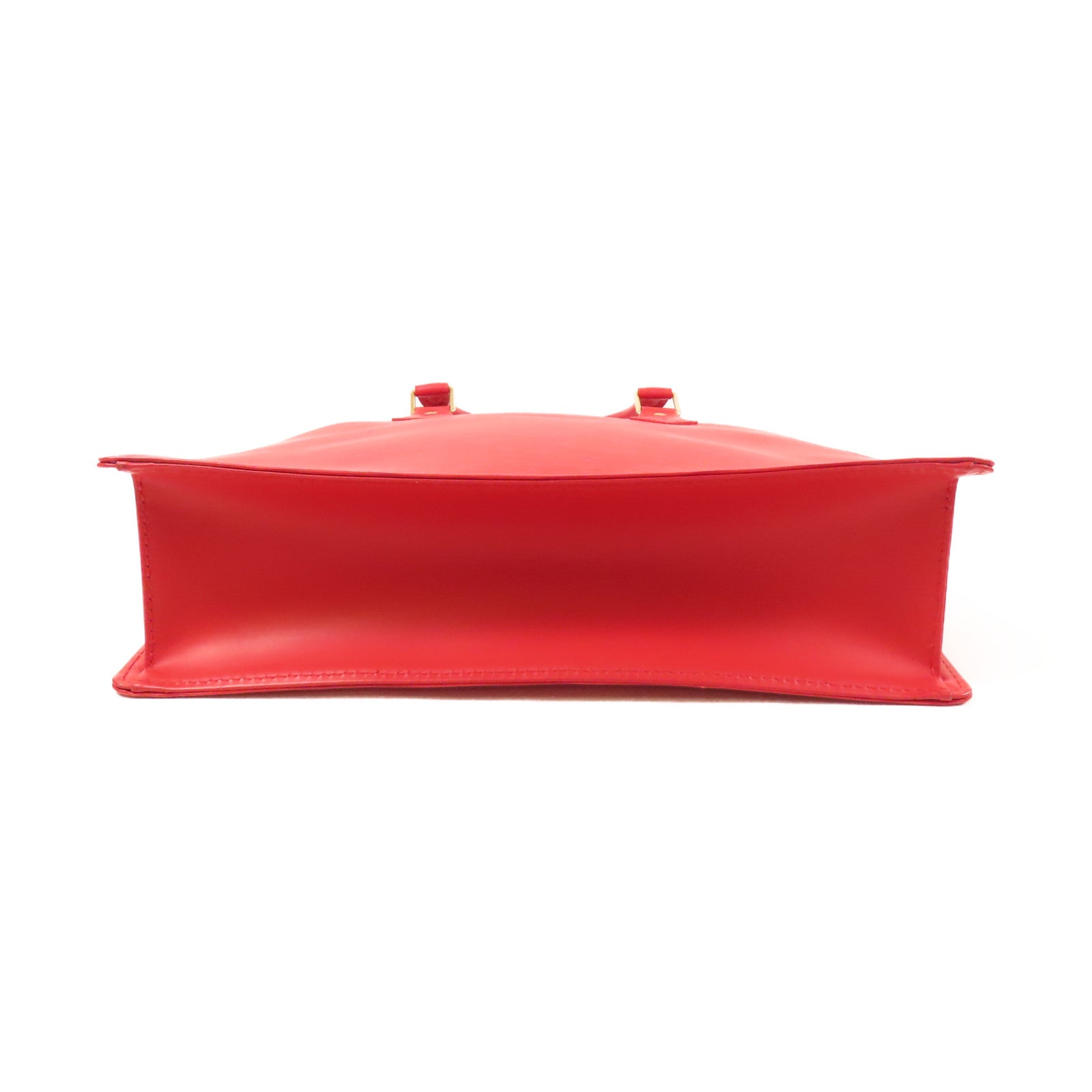 LOUIS VUITTON Epi Sac Plat PM金扣手挽袋