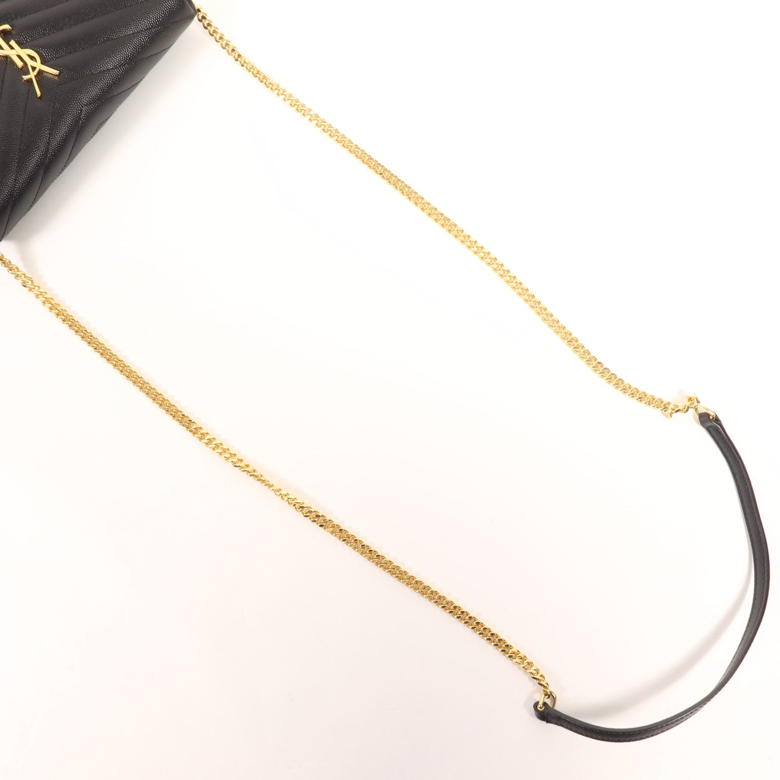 SAINT LAURENT 牛皮皮革Cassandre Bag金扣肩背袋