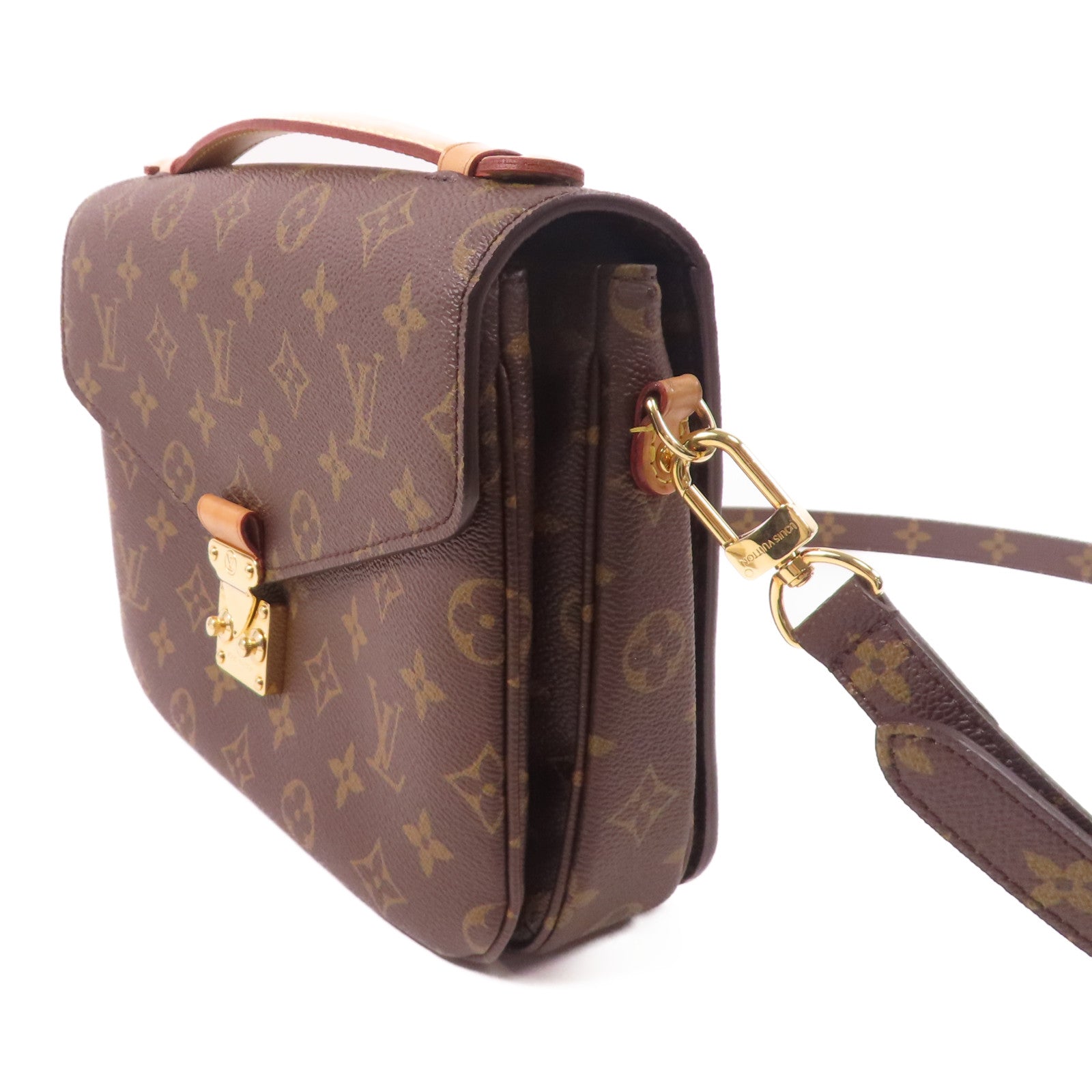 LOUIS VUITTON Monogram Pochette Metis MM金扣手挽肩背兩用袋