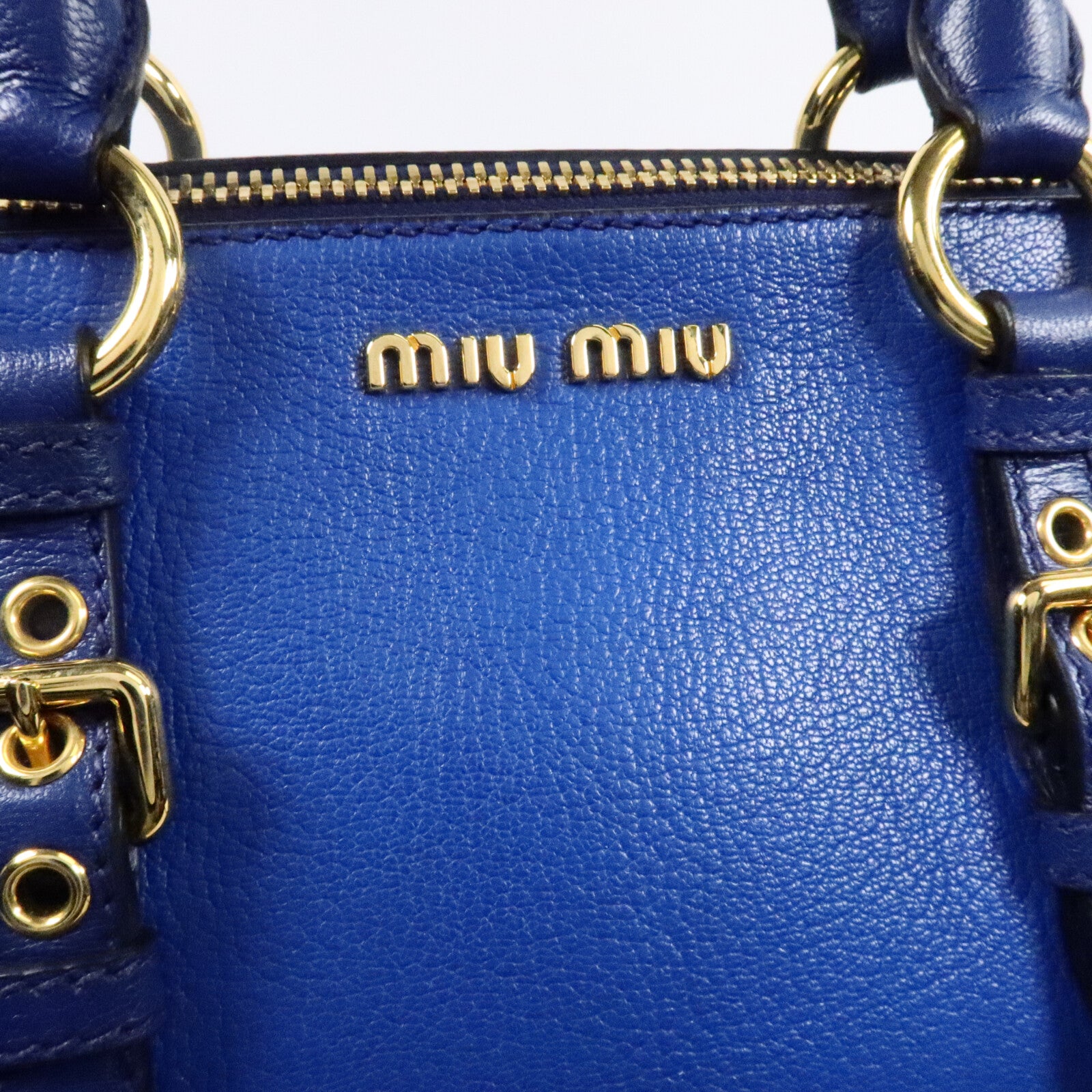 Miu Miu 牛皮皮革2 Way Shoulder Bag手挽肩背兩用袋