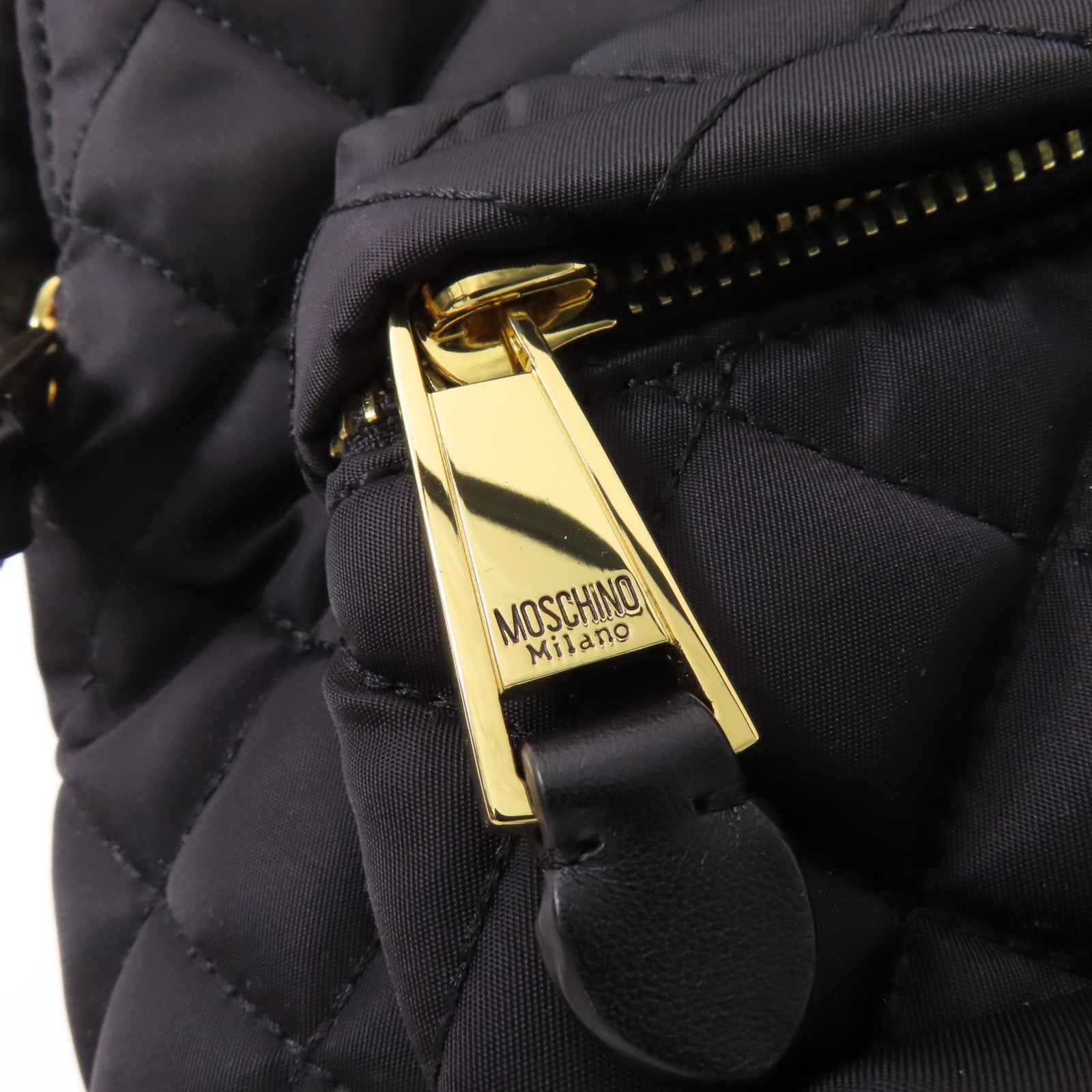 MOSCHINO 尼龍Backpack金扣背包