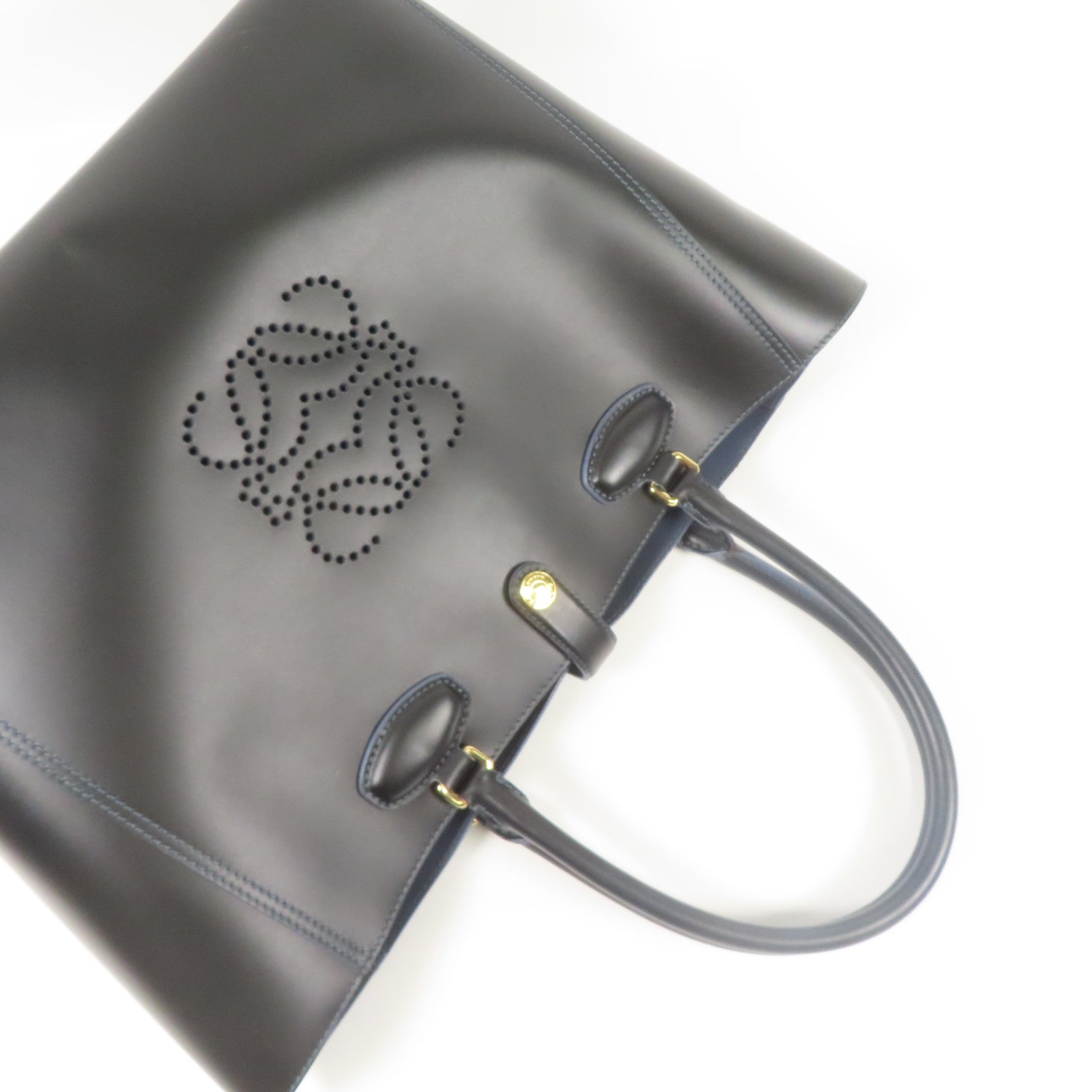 LOEWE 牛皮皮革Shoulder Bag金扣肩背袋