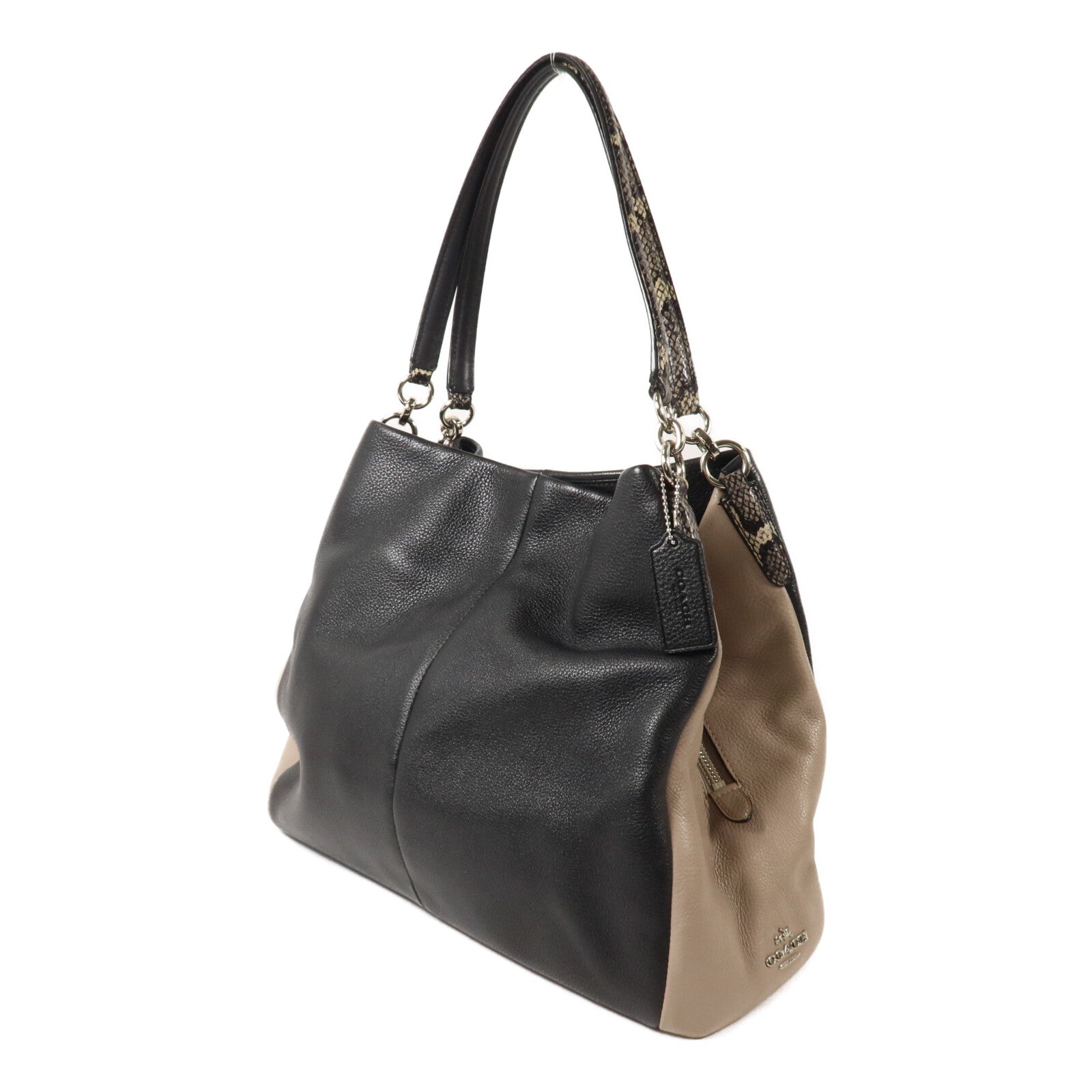 COACH 牛皮皮革Shoulder Bag手挽袋