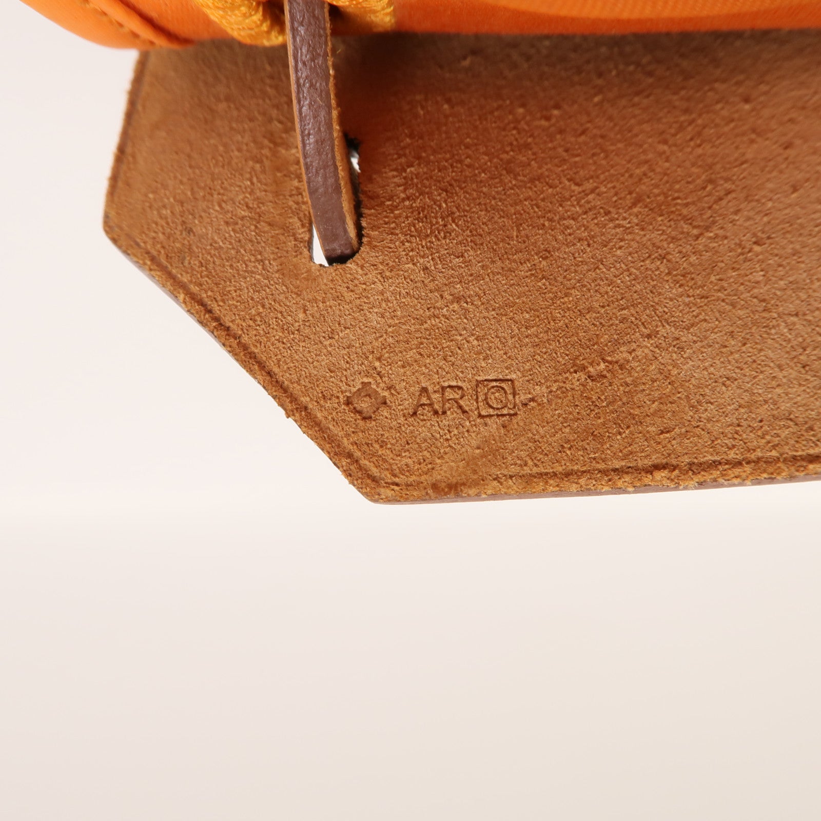 HERMES 帆布Herbag PM手挽肩背兩用袋Orange