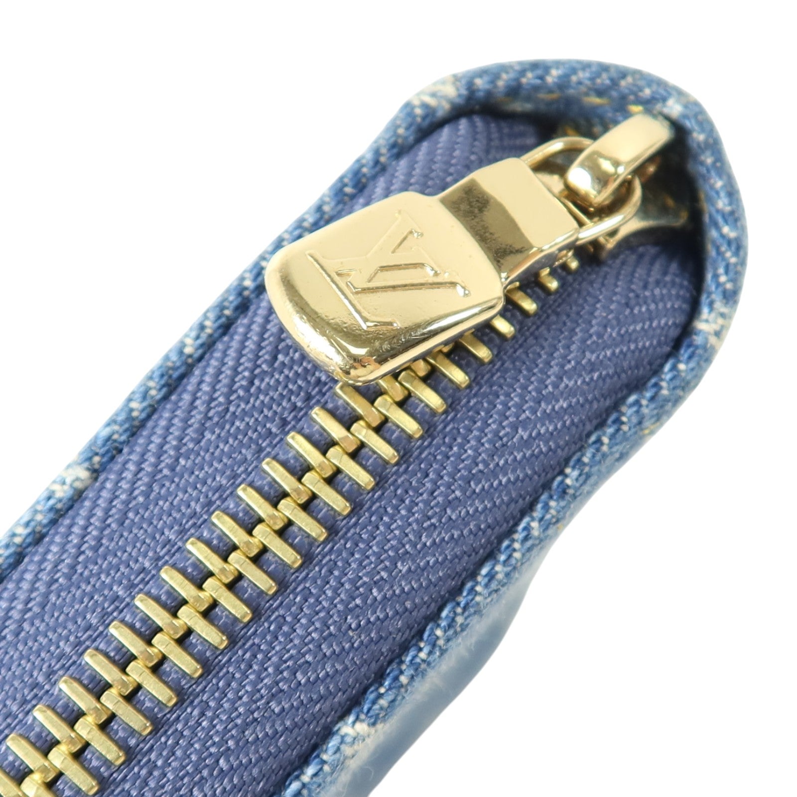 LOUIS VUITTON Monogram Denim/Cherry Takashi Murakami Long Wallet金扣長錢包
