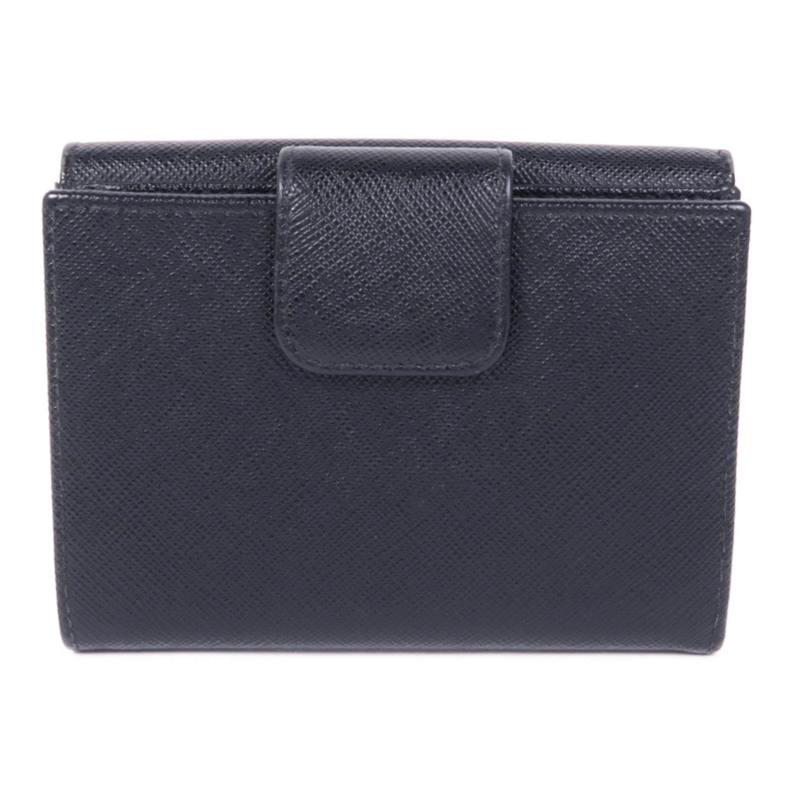 PRADA 牛皮皮革Wallet金扣錢包