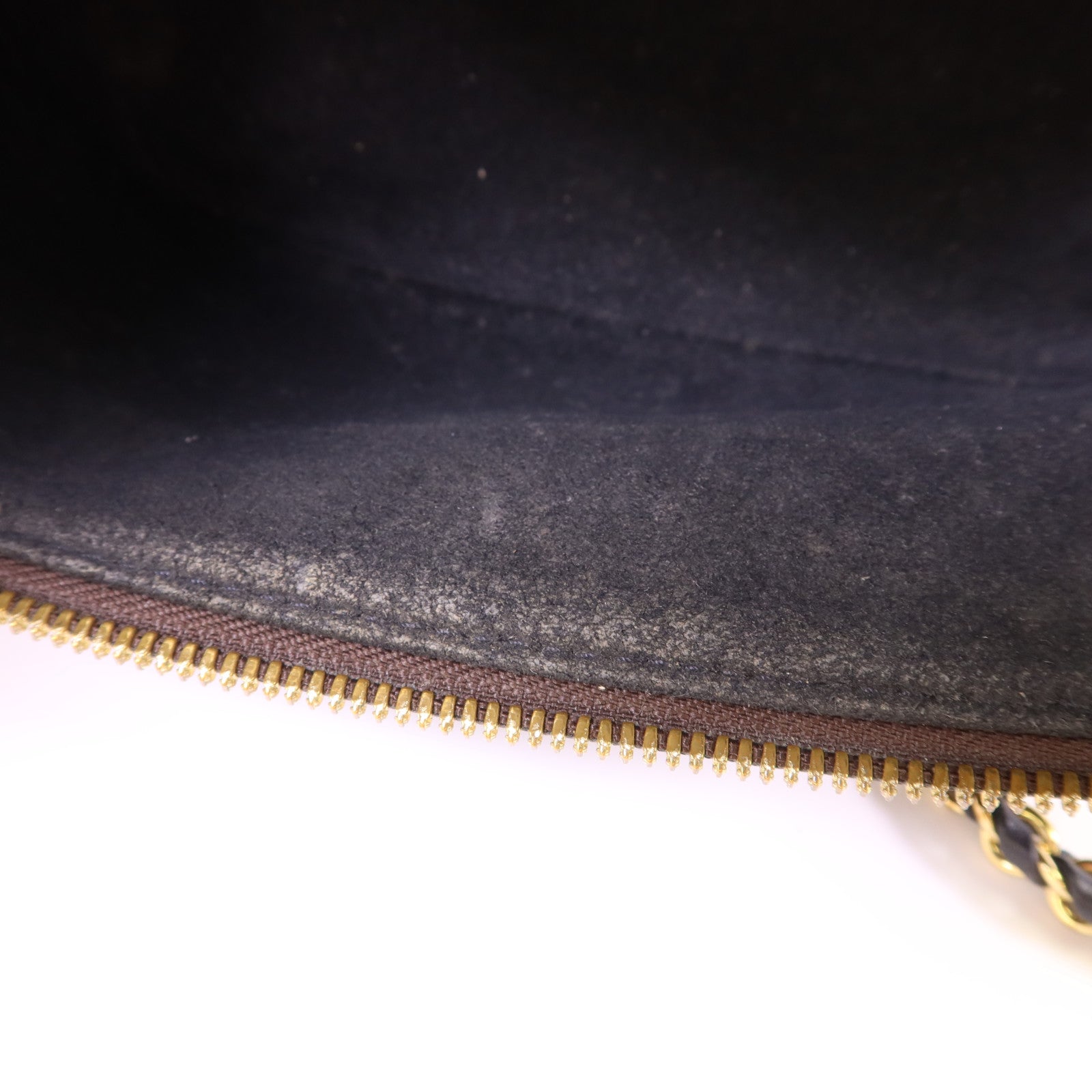 LOUIS VUITTON Monogram Reverse Vanity PM金扣手挽肩背兩用袋棕色