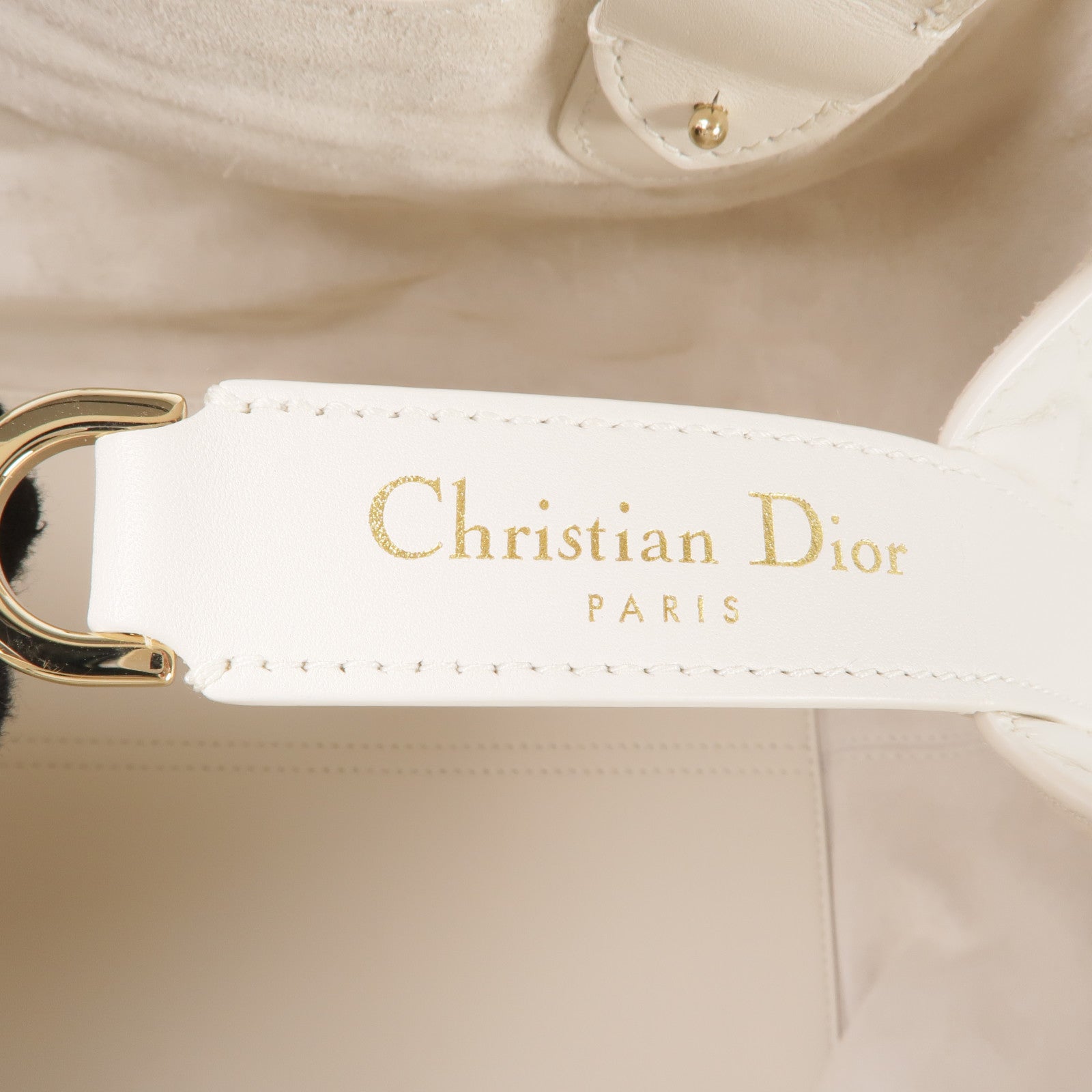 Dior 羊皮皮革Toujours金扣手挽袋
