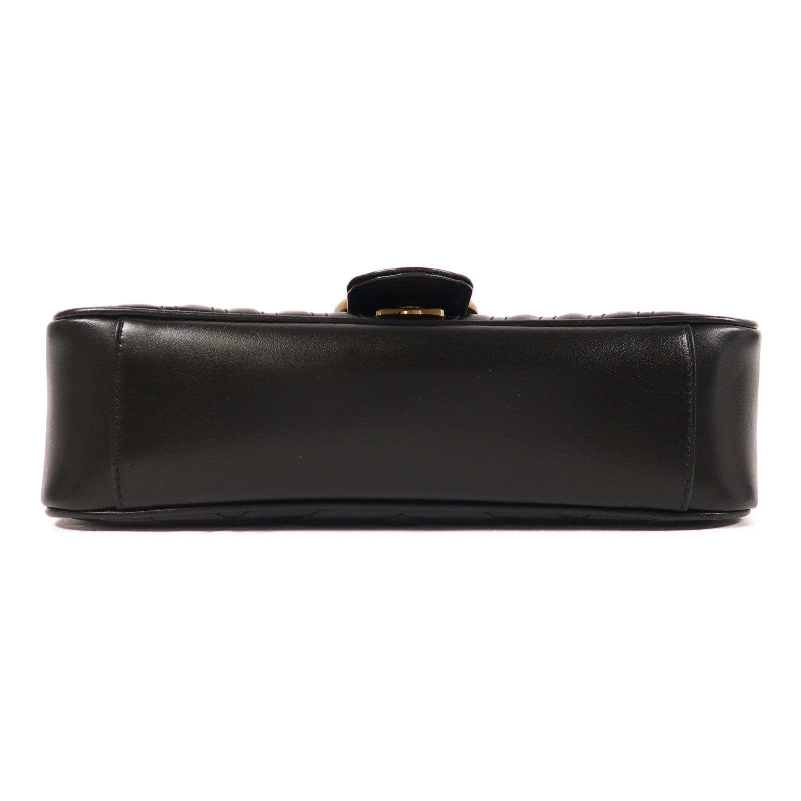 GUCCI 牛皮皮革GG Marmont金扣鏈帶肩背袋