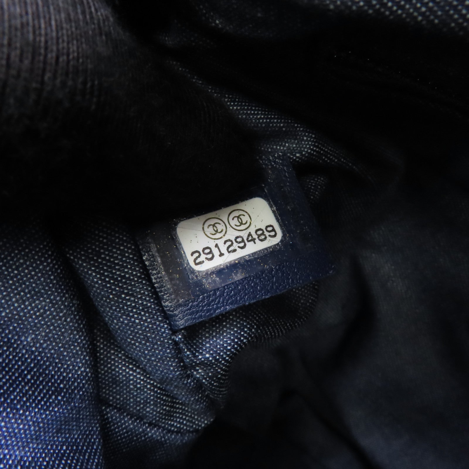 CHANEL 菱格牛皮皮革Waist Bag金扣腰包藍色