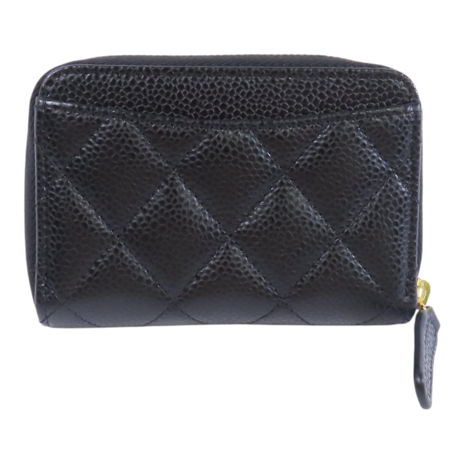 CHANEL 牛皮皮革Card Case金扣卡套