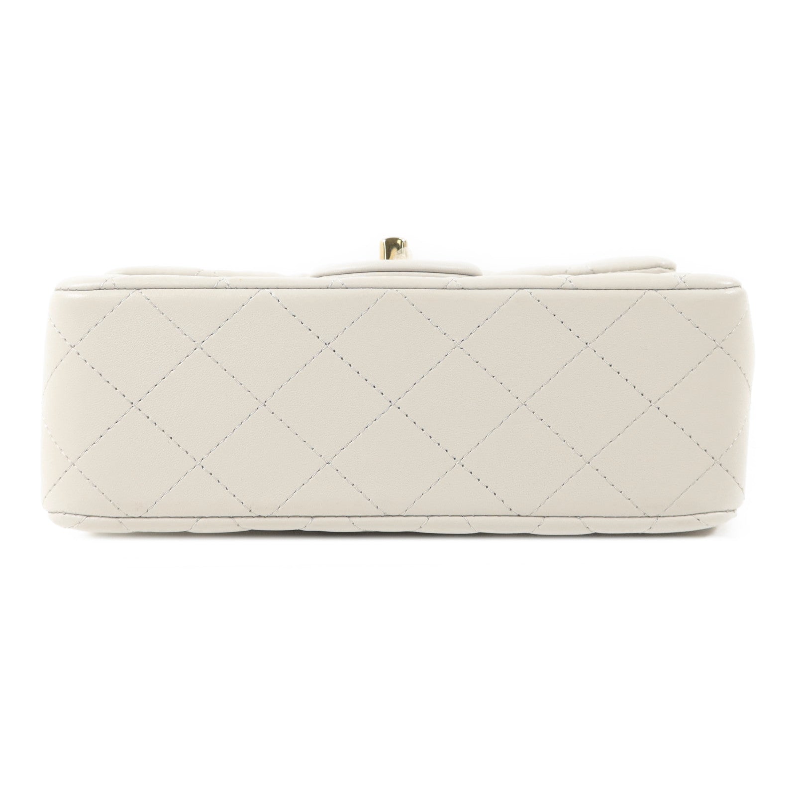 CHANEL 羊皮皮革Classic With Top Handle金扣手挽肩背兩用袋