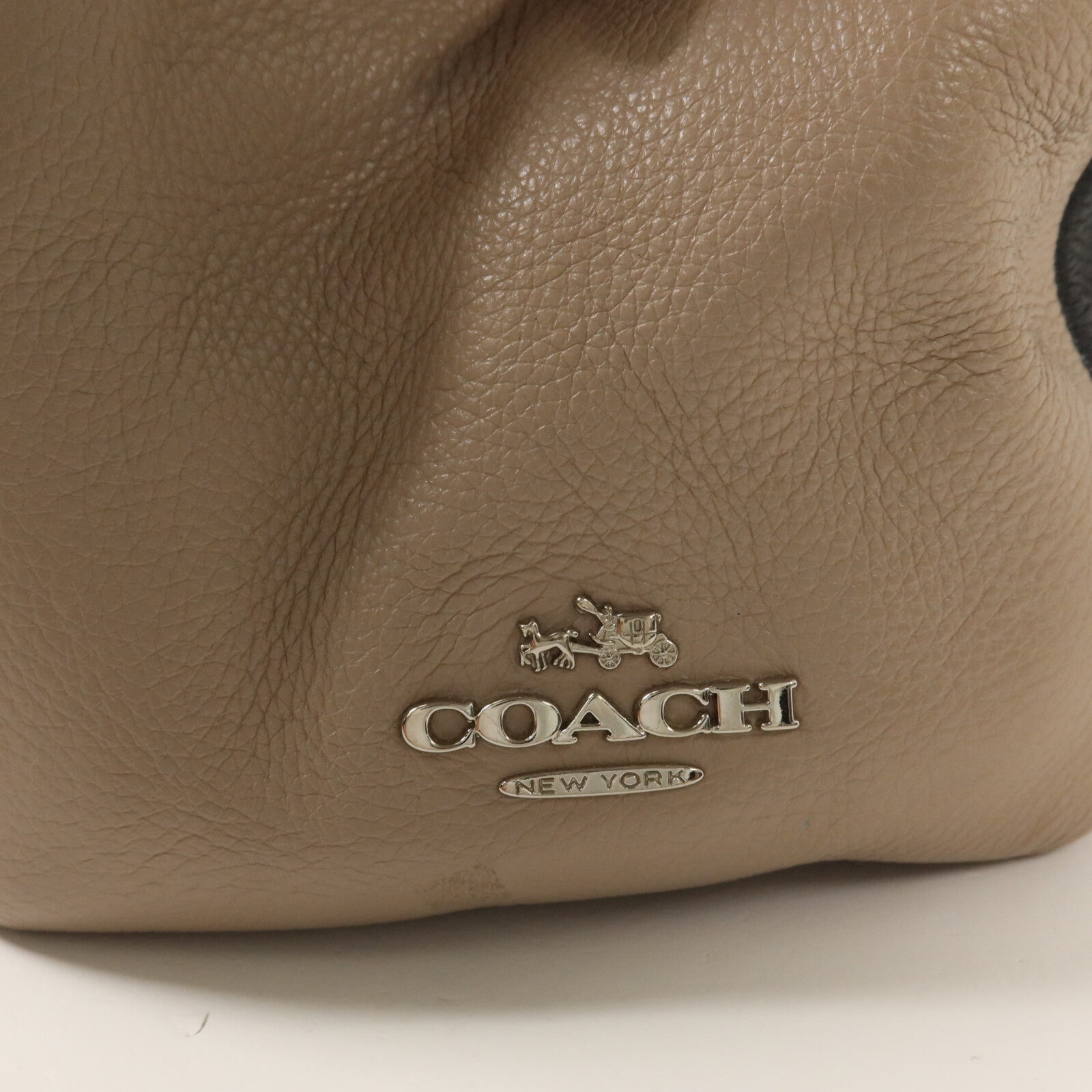 COACH 牛皮皮革Shoulder Bag手挽袋