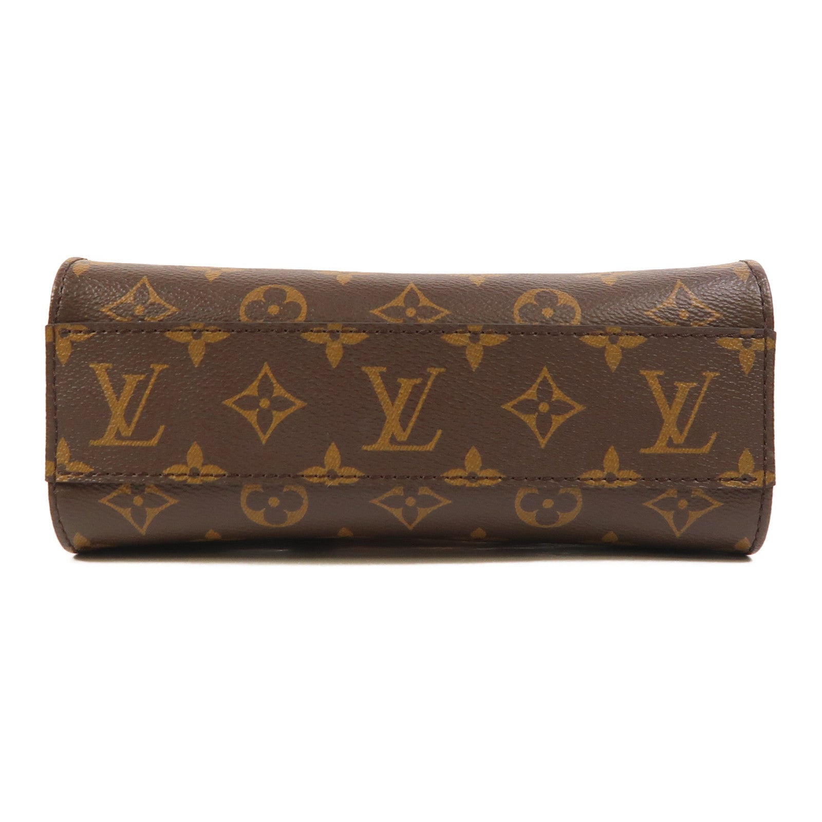 LOUIS VUITTON Monogram Sac Plat BB金扣手挽肩背兩用袋