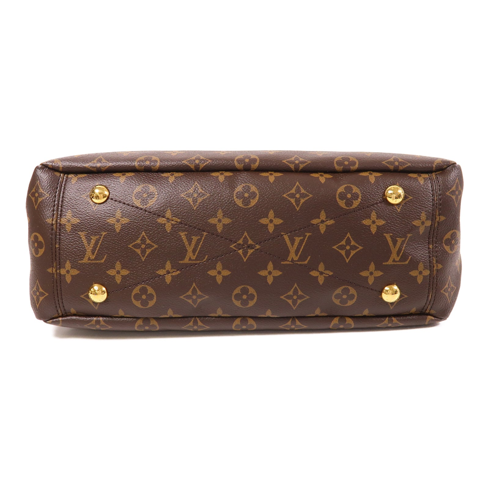 LOUIS VUITTON Monogram Pallas金扣手挽肩背兩用袋