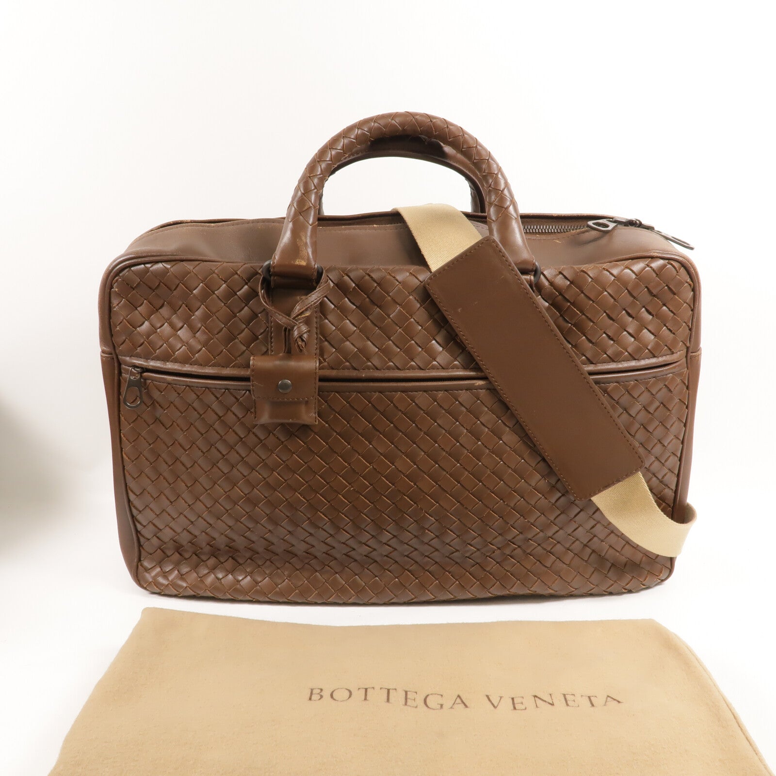 BOTTEGA VENETA 羊皮皮革2Way Shoulder手挽肩背兩用袋公事包