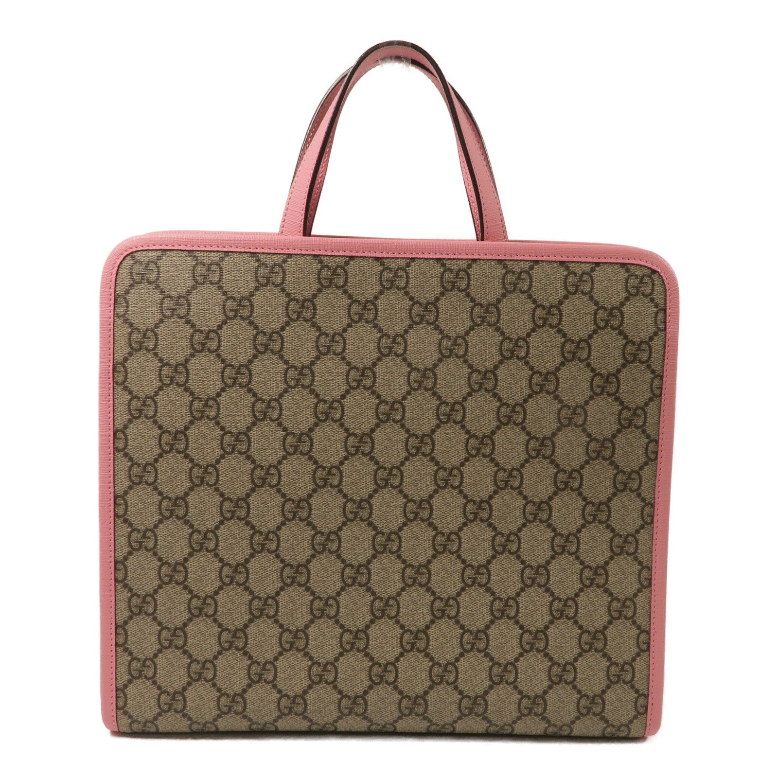 GUCCI 塗層帆布3D Strawberry GG Supreme Shoulder Tote手挽肩背兩用袋