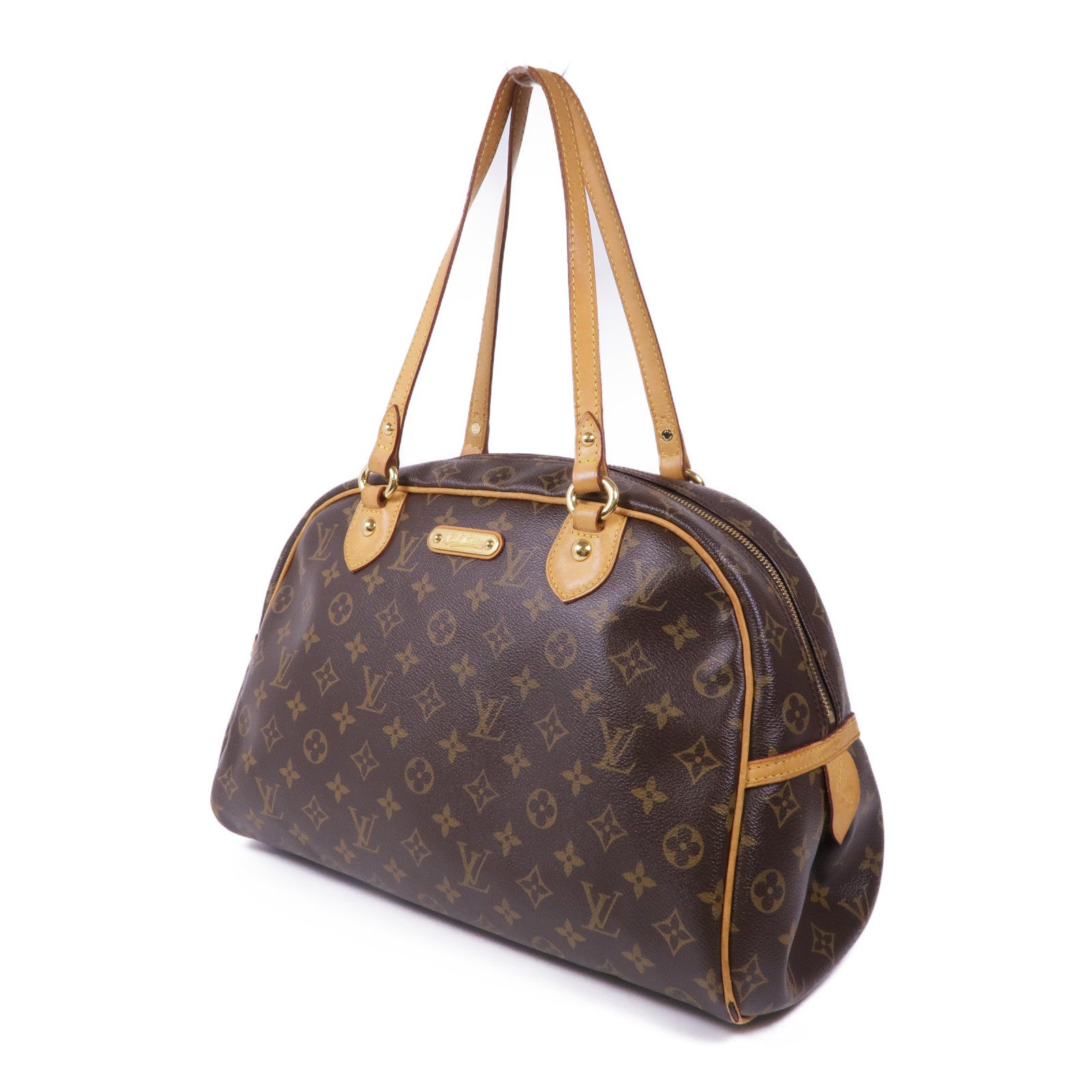 LOUIS VUITTON 【激減優惠】Monogram Montorgueil GM金扣肩背袋