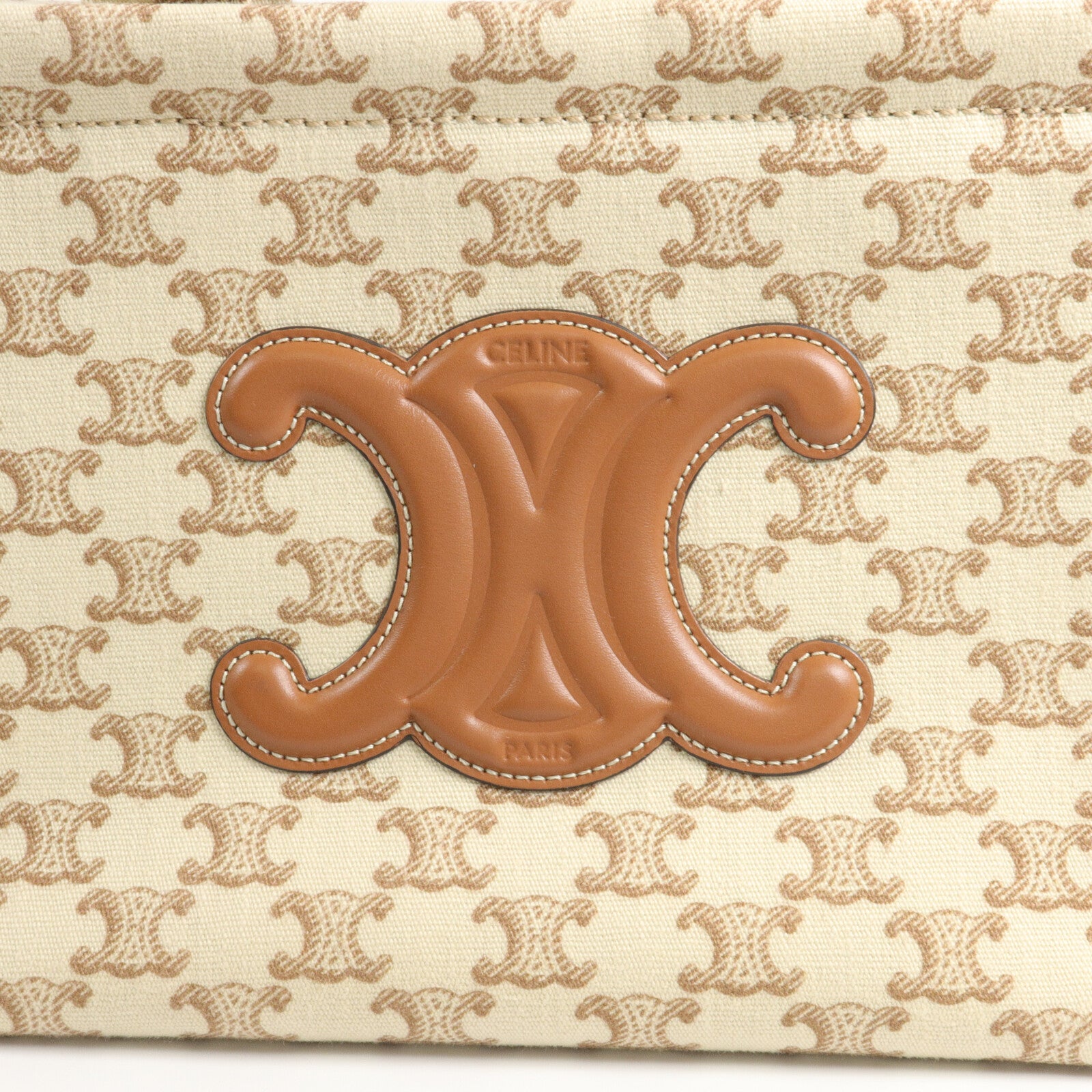 CELINE 帆布Small Cabas Thais手挽肩背兩用袋