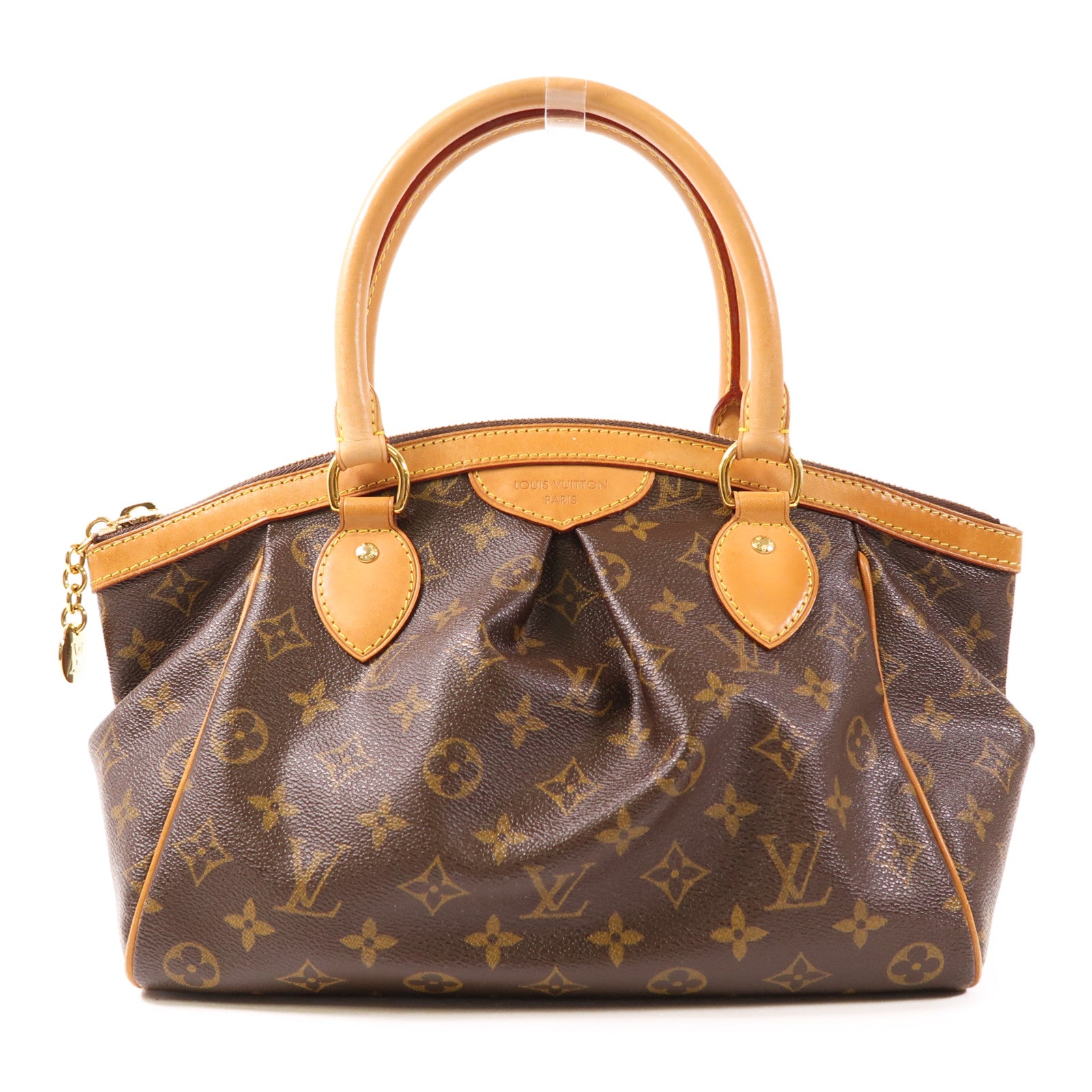 LOUIS VUITTON Monogram Tivoli PM金扣手挽袋