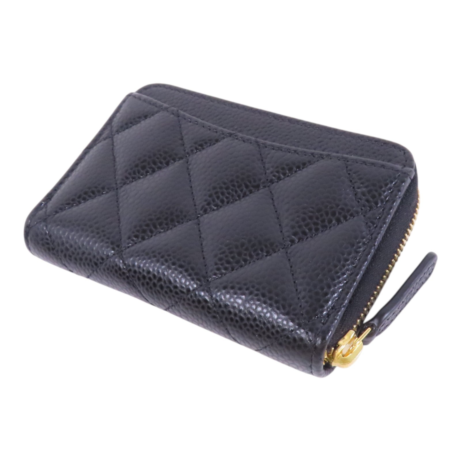 CHANEL 牛皮皮革Card Case金扣卡套