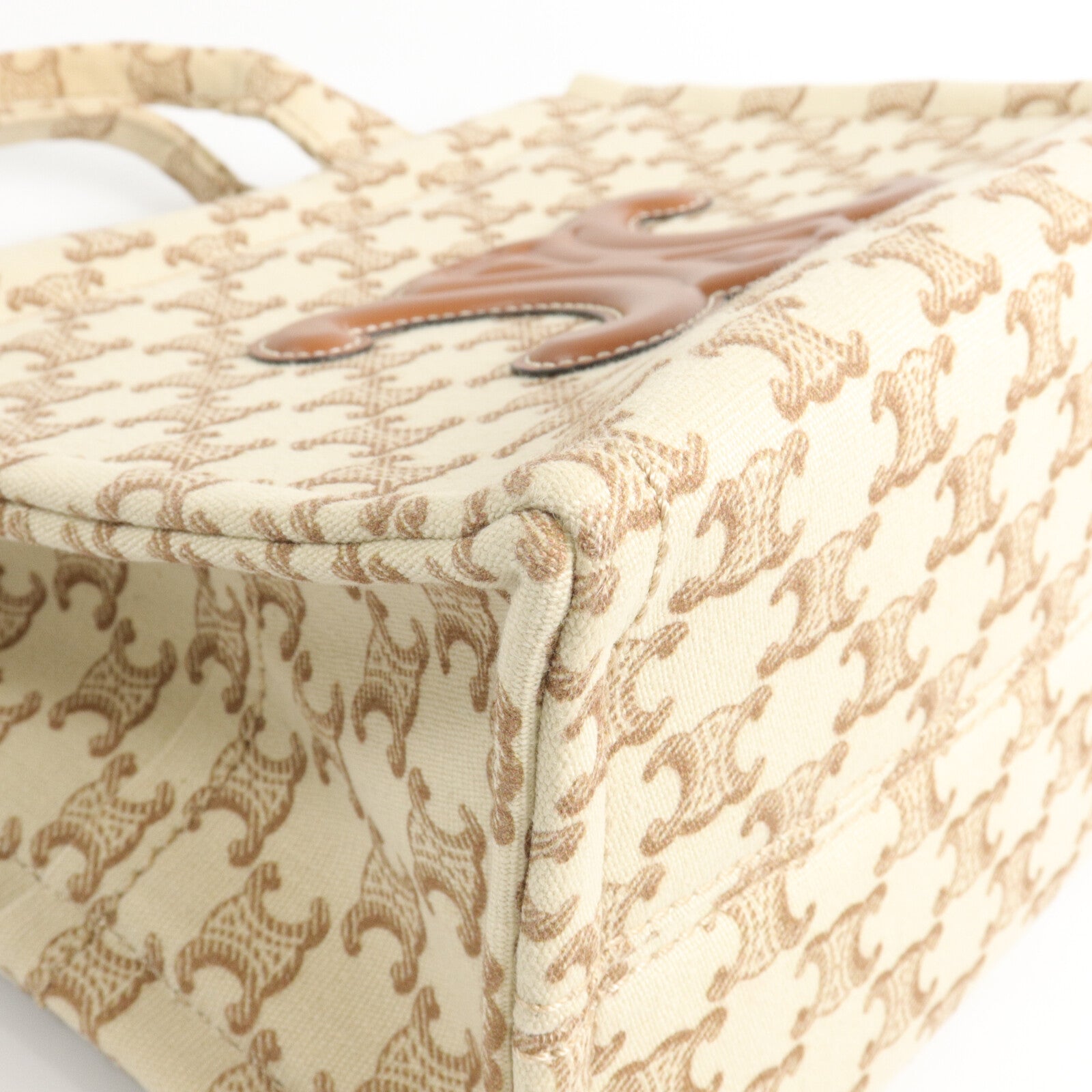 CELINE 帆布Small Cabas Thais手挽肩背兩用袋