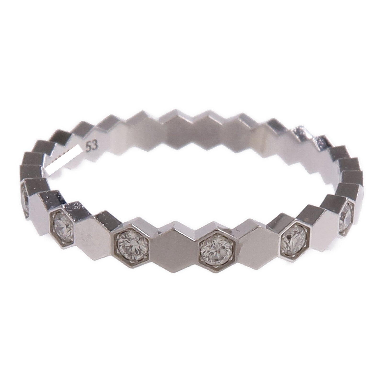 Chaumet 18K白金Bee de Chaumet Ring鑽石戒指