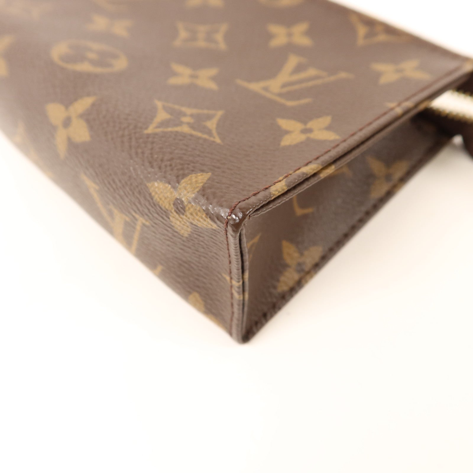 LOUIS VUITTON Monogram Poche Toilette 15金扣手拿包
