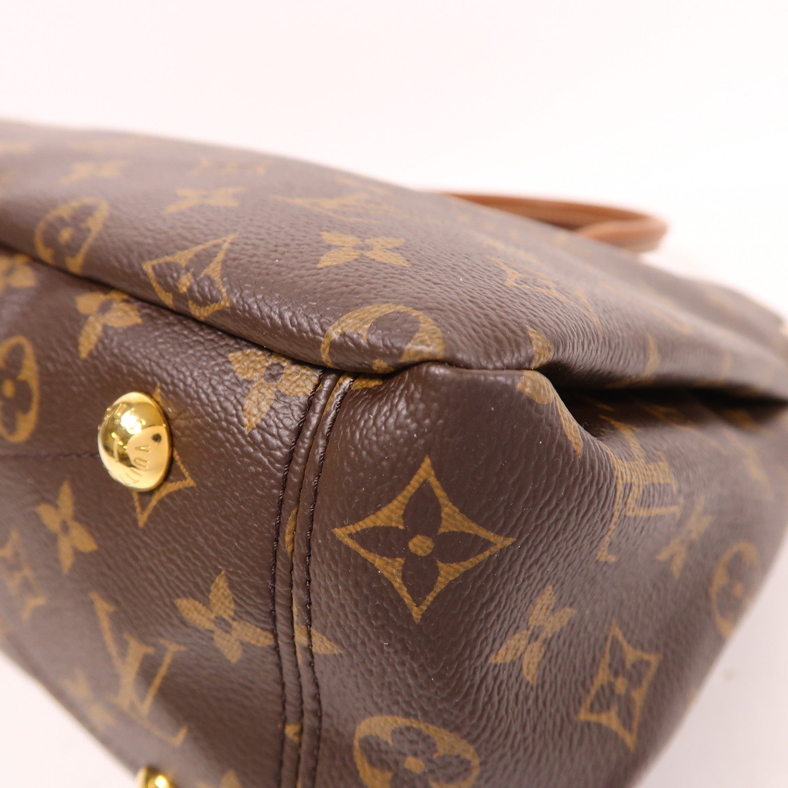 LOUIS VUITTON Monogram Pallas金扣手挽肩背兩用袋