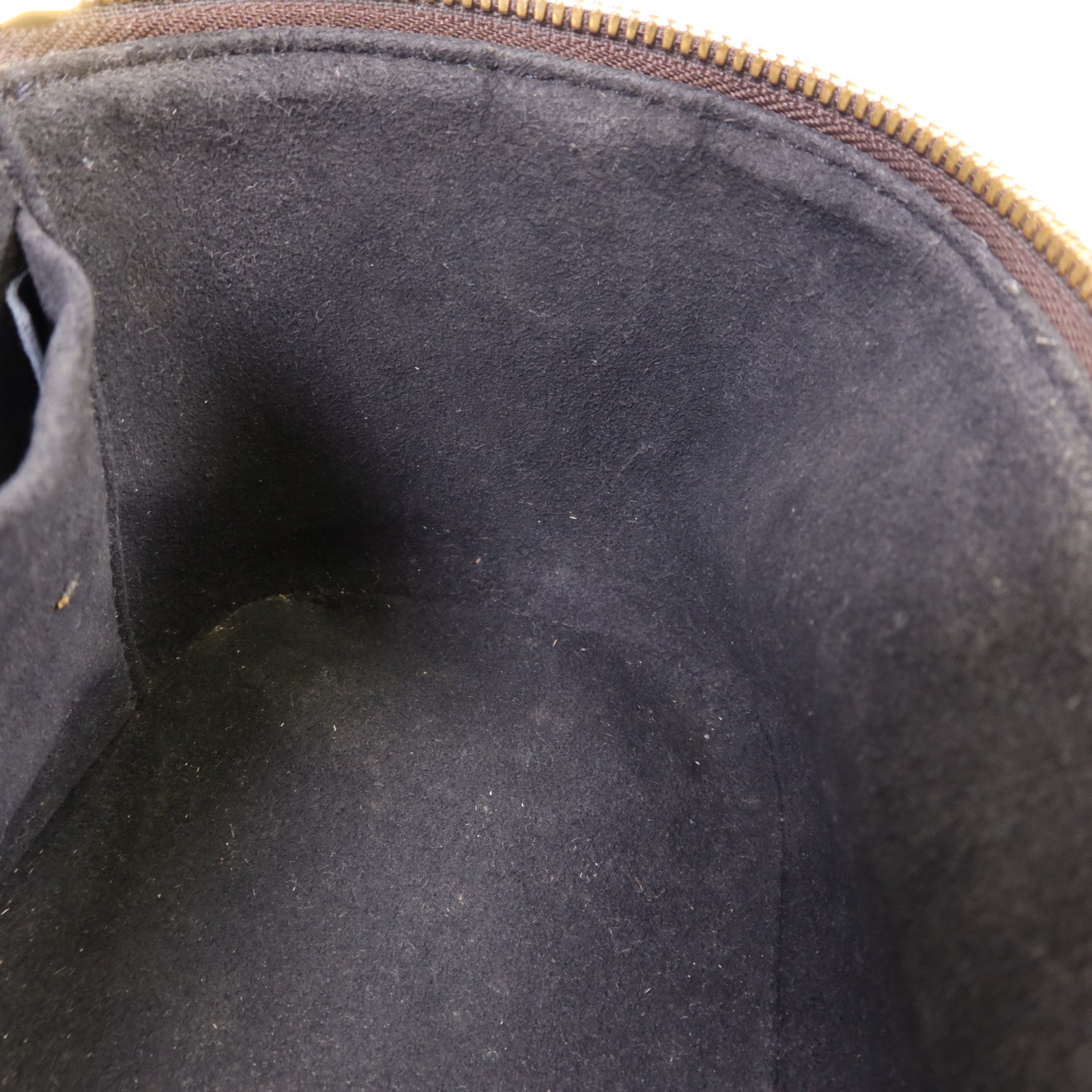 LOUIS VUITTON Monogram Reverse Vanity PM金扣手挽肩背兩用袋棕色