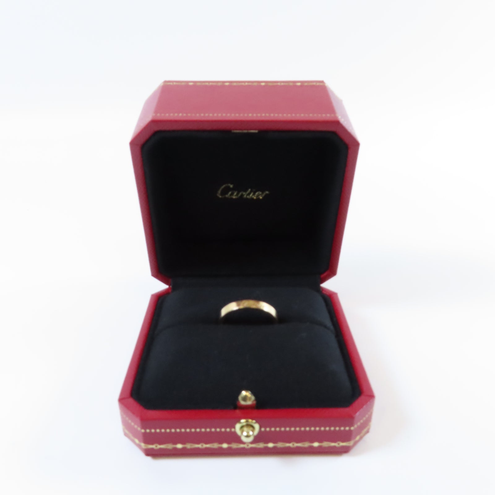 CARTIER 【激減優惠】18K玫瑰金Fine Shank Ring戒指Cartier#53/US#6.25