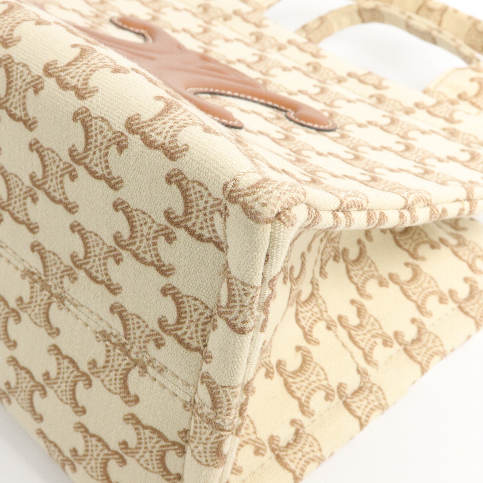 CELINE 帆布Small Cabas Thais手挽肩背兩用袋