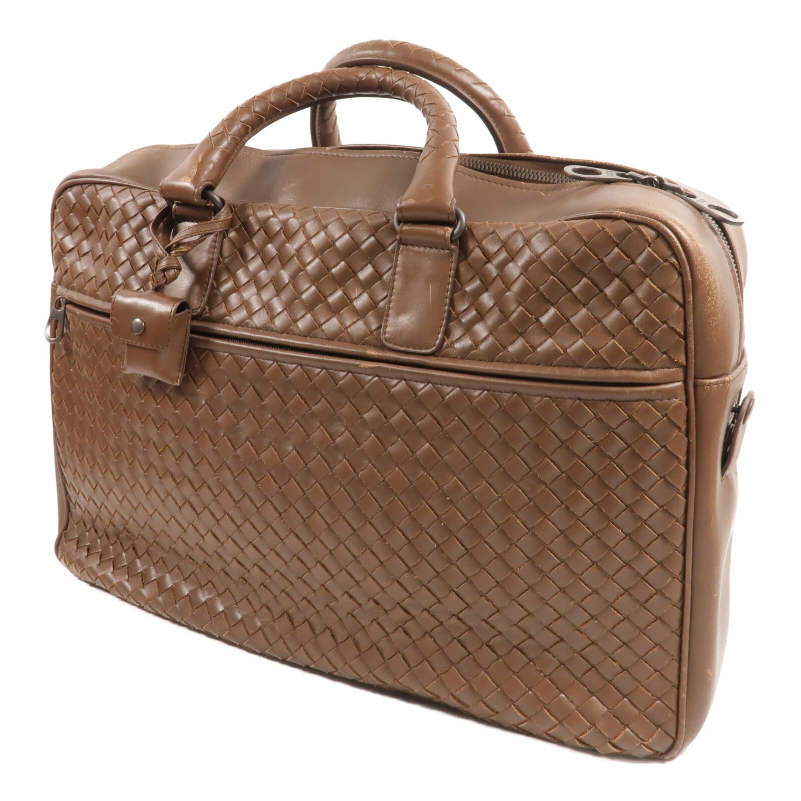 BOTTEGA VENETA 羊皮皮革2Way Shoulder手挽肩背兩用袋公事包