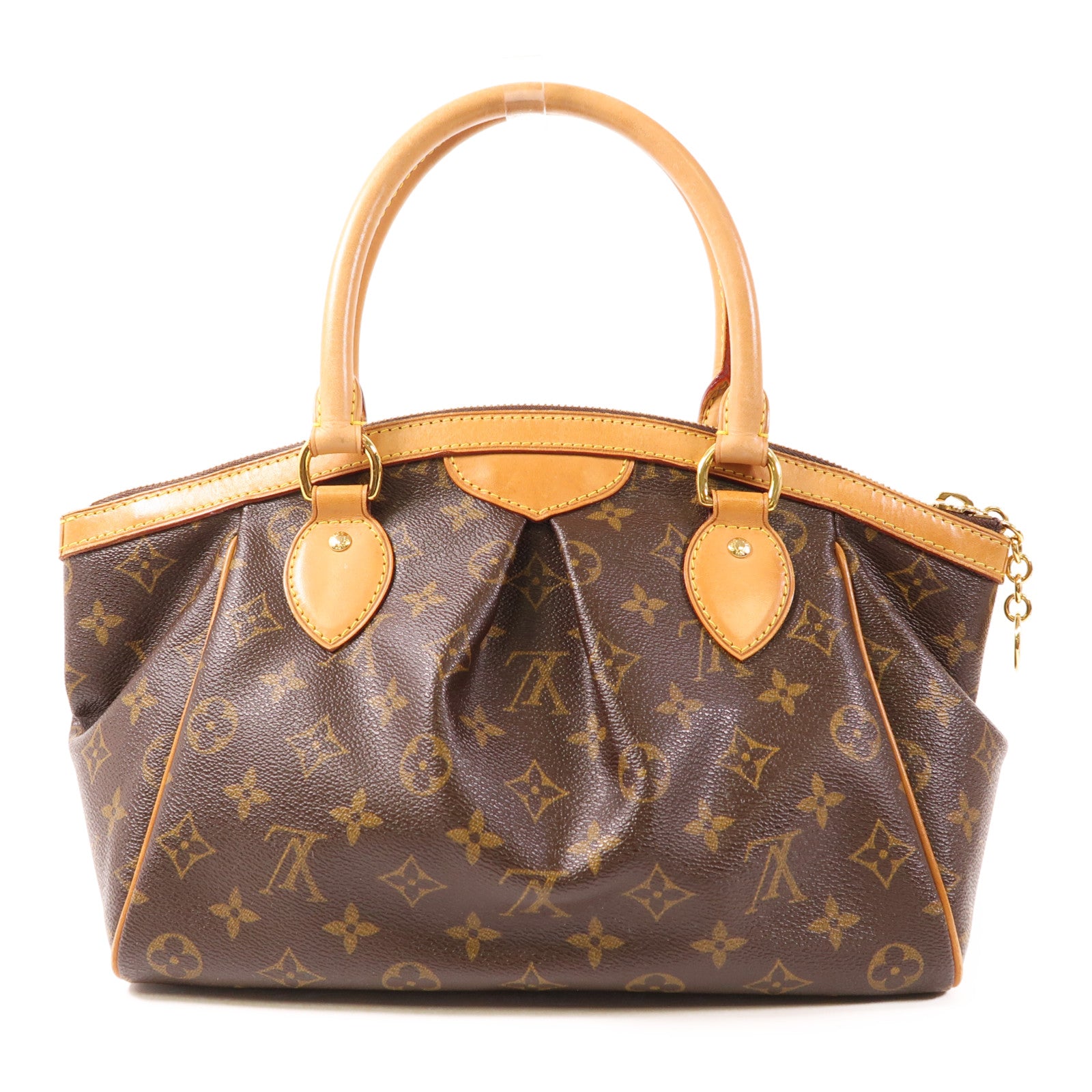 LOUIS VUITTON Monogram Tivoli PM金扣手挽袋