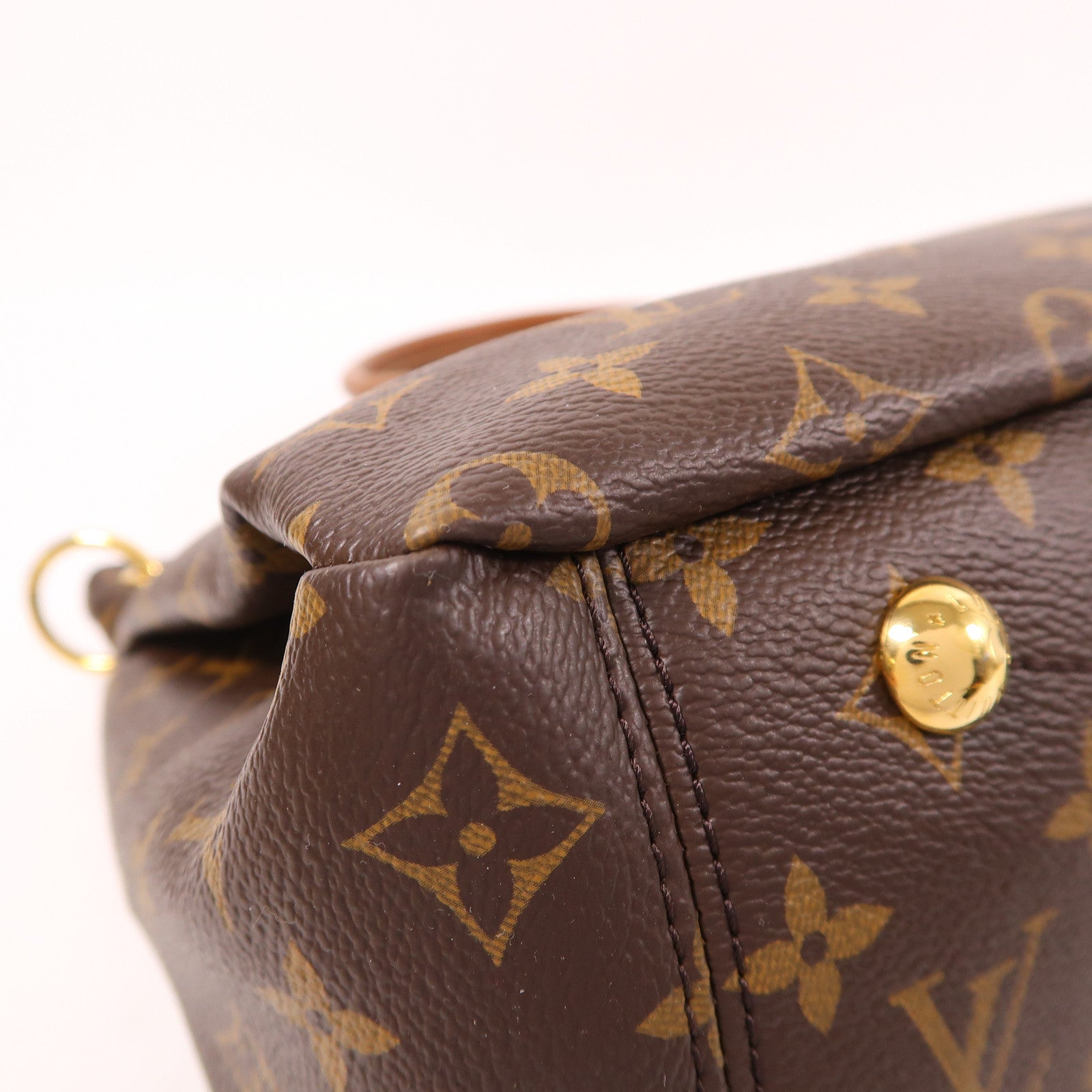 LOUIS VUITTON Monogram Pallas金扣手挽肩背兩用袋