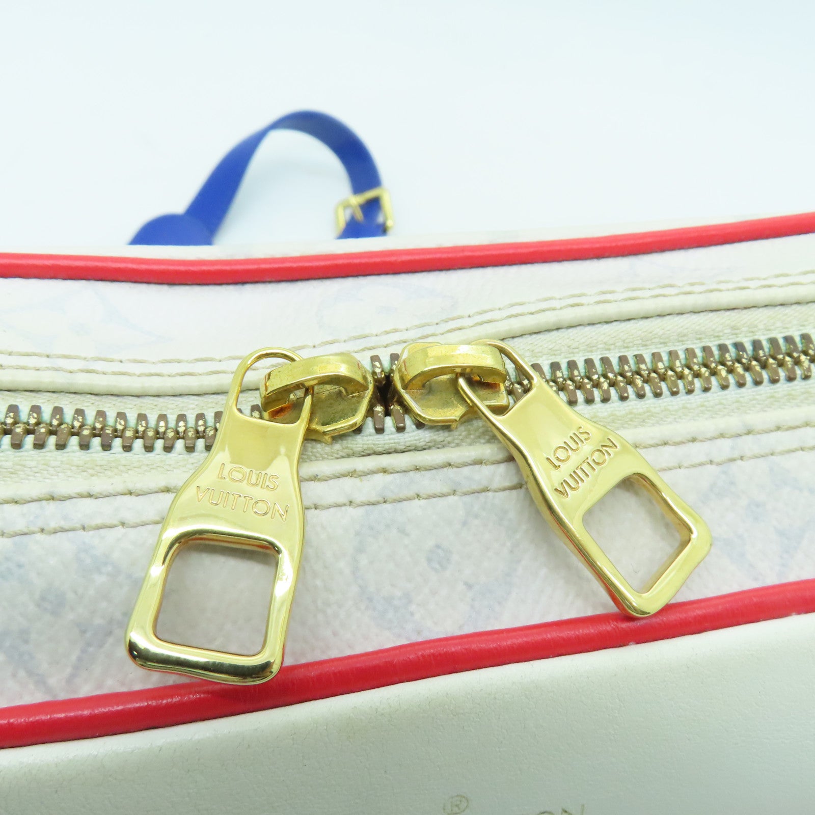 LOUIS VUITTON 【激減優惠】White Monogram NBA Nil金扣肩背袋白色