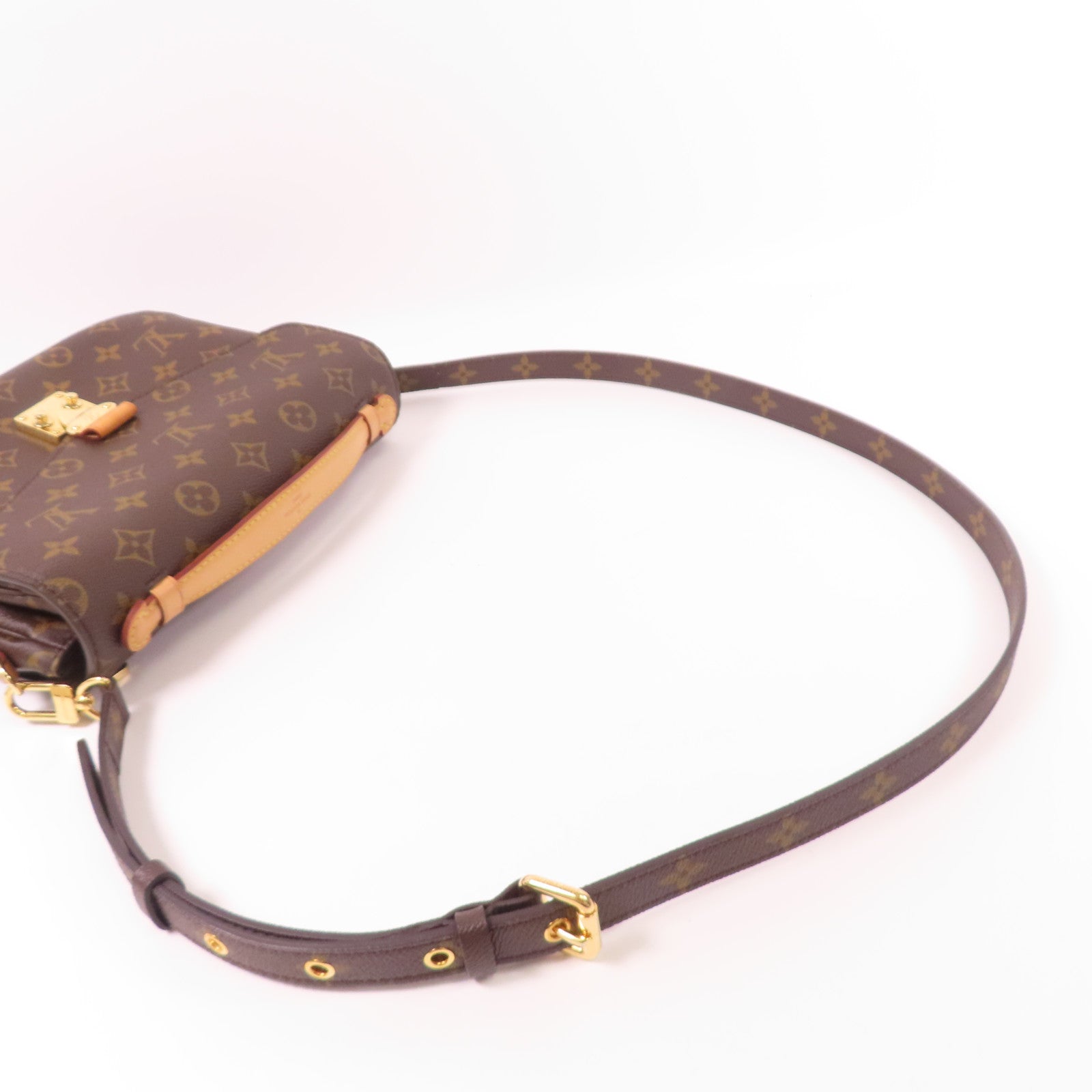 LOUIS VUITTON Monogram Pochette Metis MM金扣手挽肩背兩用袋