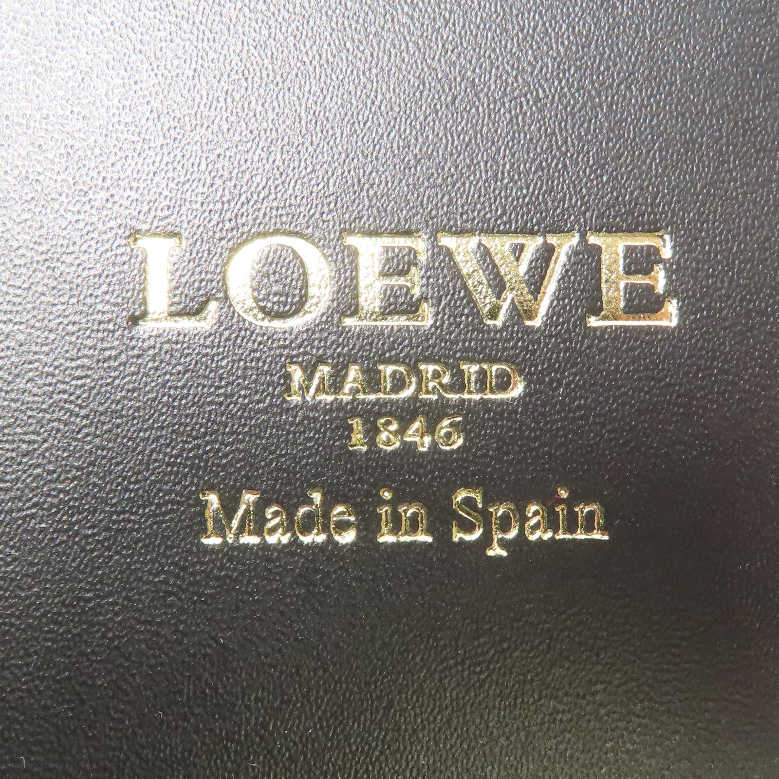 LOEWE 牛皮皮革Shoulder Bag金扣肩背袋