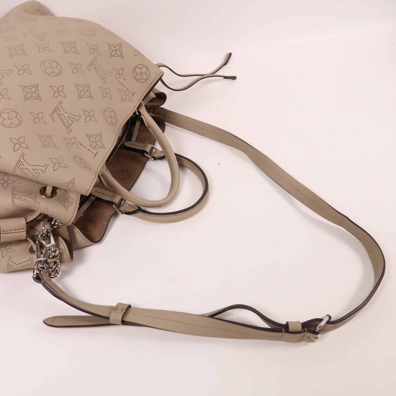 LOUIS VUITTON Mahina Bella Tote銀扣手挽肩背兩用袋