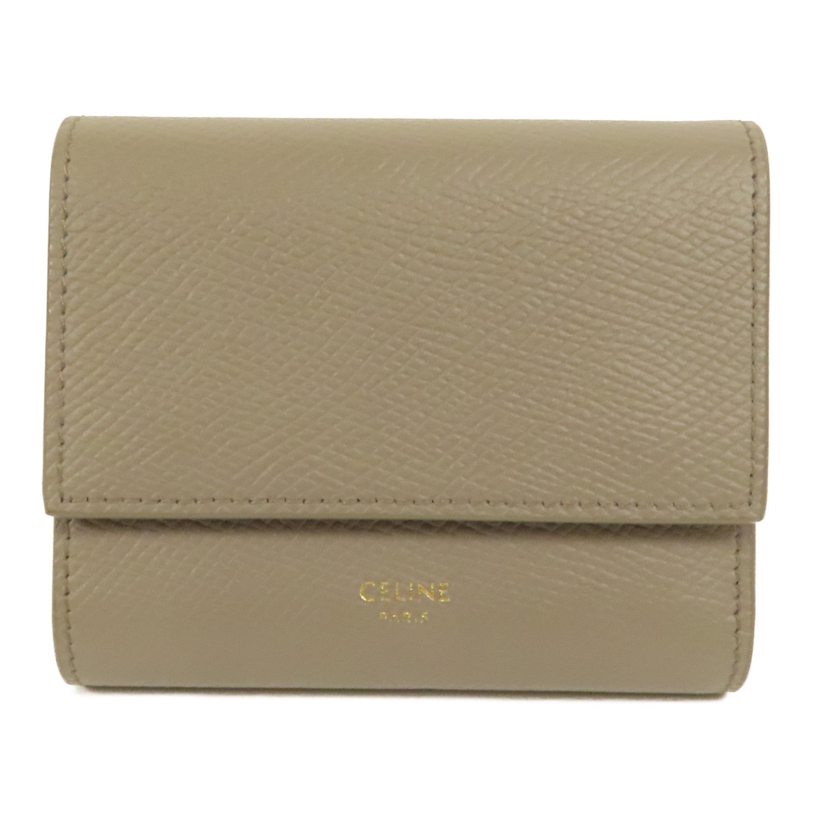 CELINE 【激減優惠】牛皮皮革Wallet金扣錢包