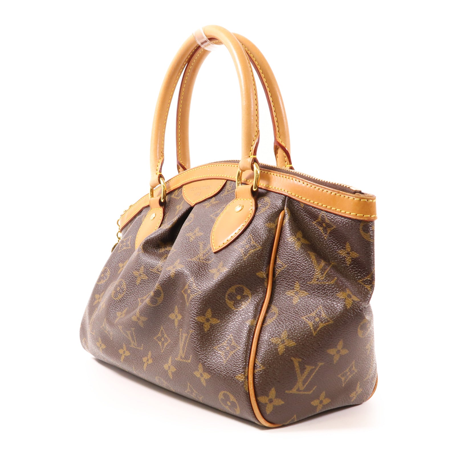 LOUIS VUITTON Monogram Tivoli PM金扣手挽袋