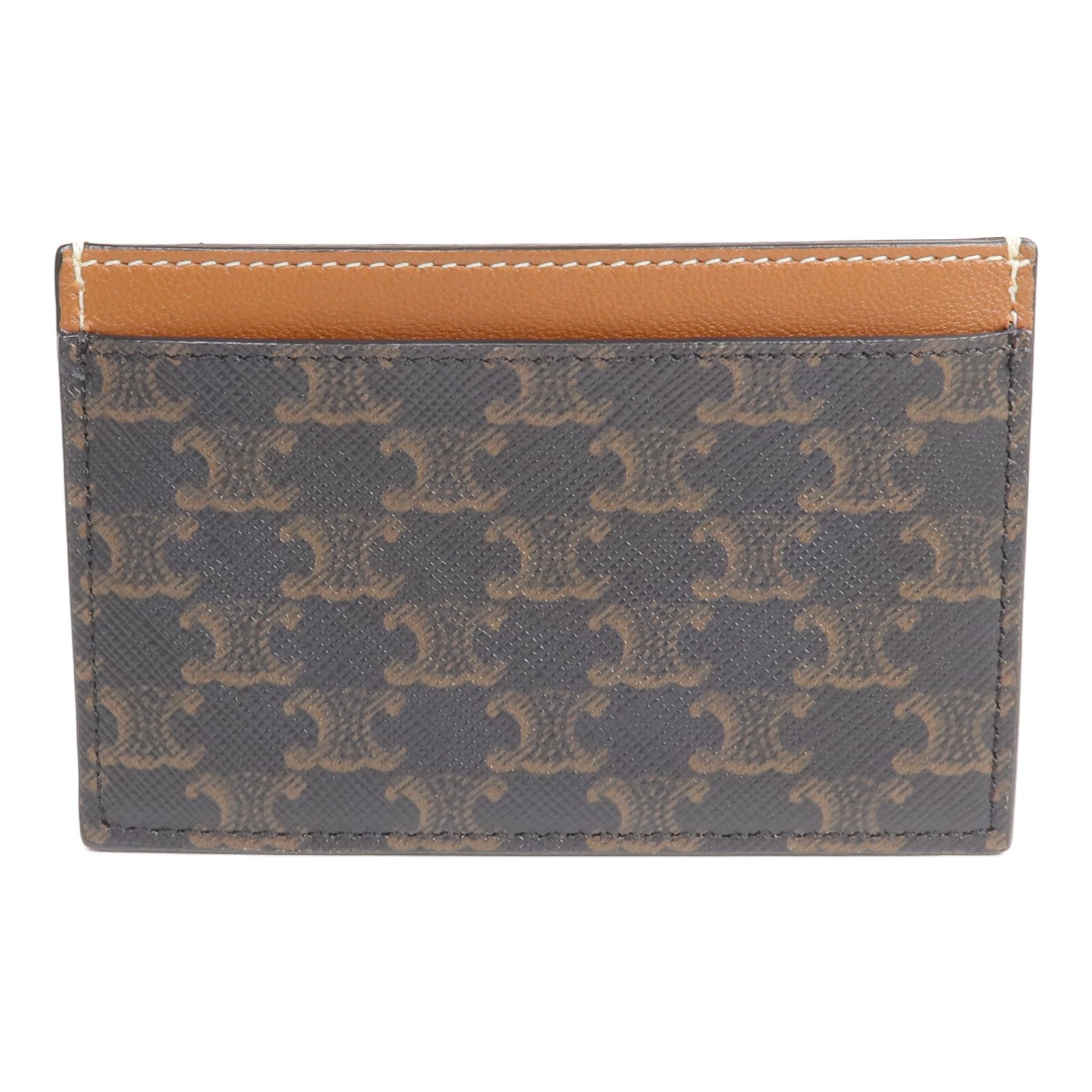 CELINE 塗層帆布/牛皮皮革Card Holder卡片套