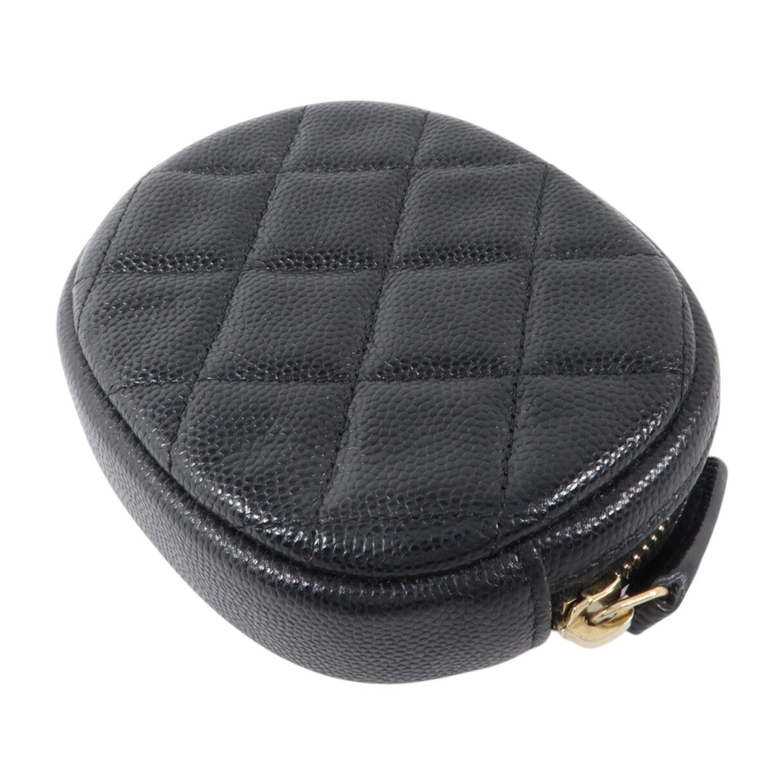 CHANEL 牛皮皮革Coin Case金扣零錢包