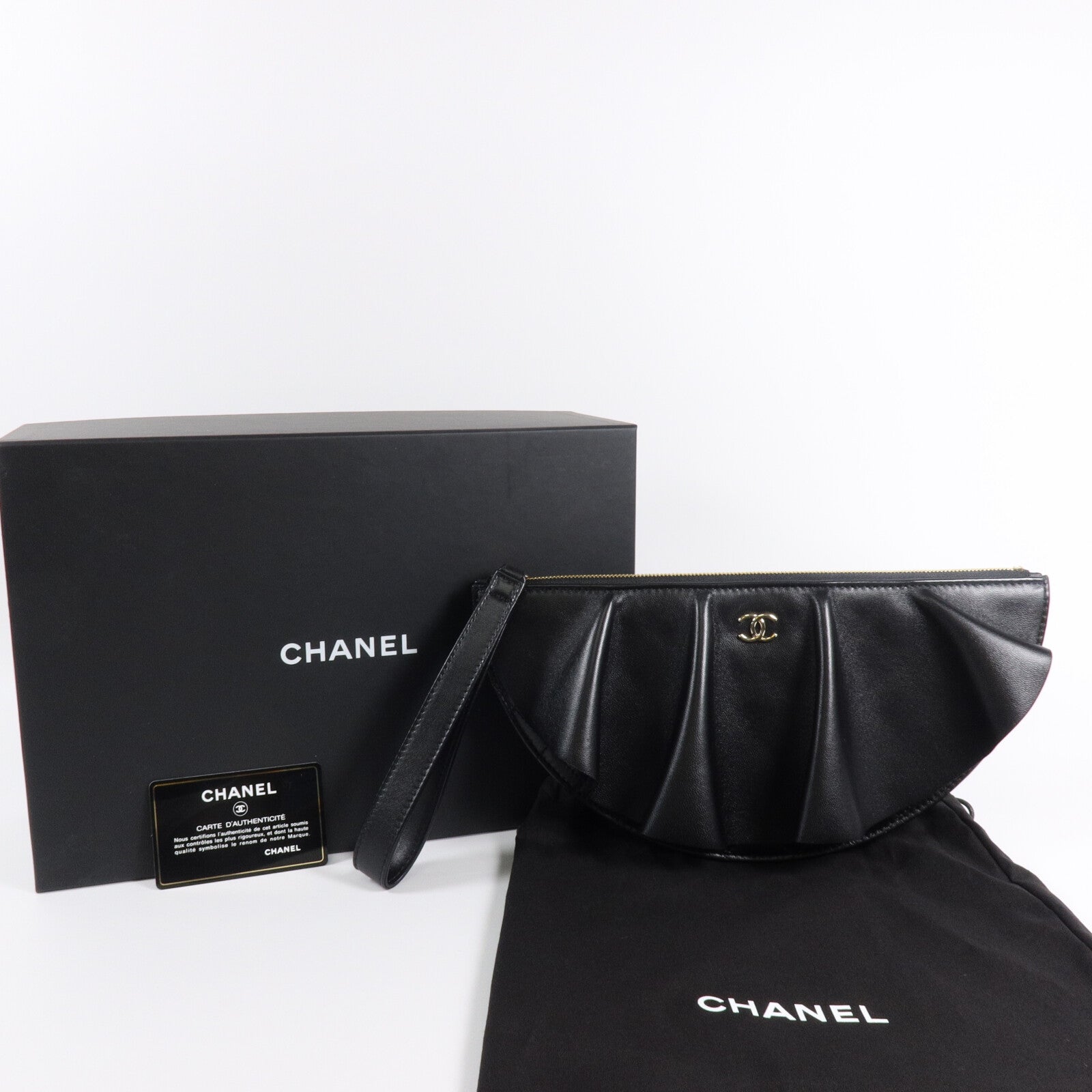 CHANEL 羊皮皮革Clutch/Pouch手拿包