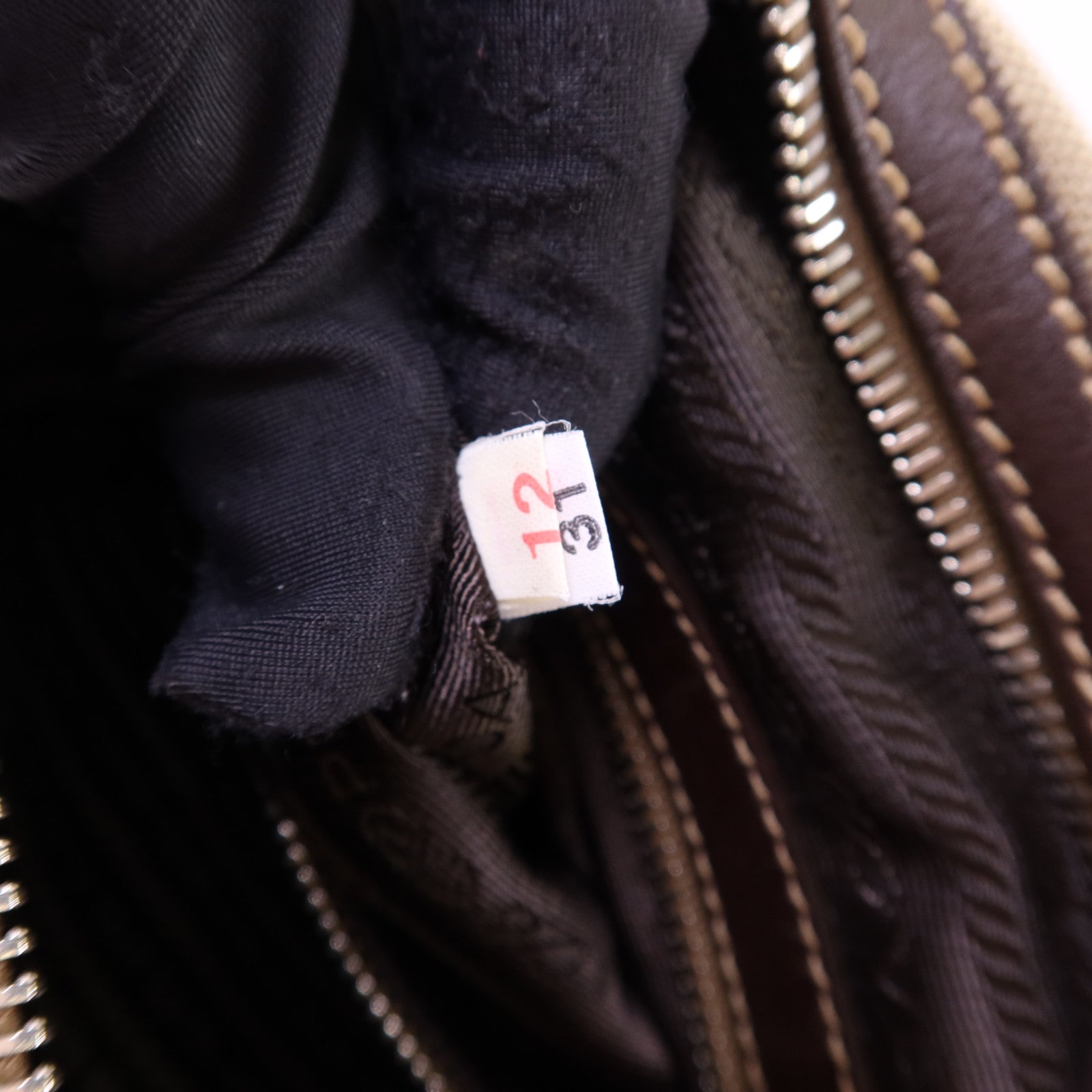 PRADA 帆布Shoulder Bag銀扣肩背袋