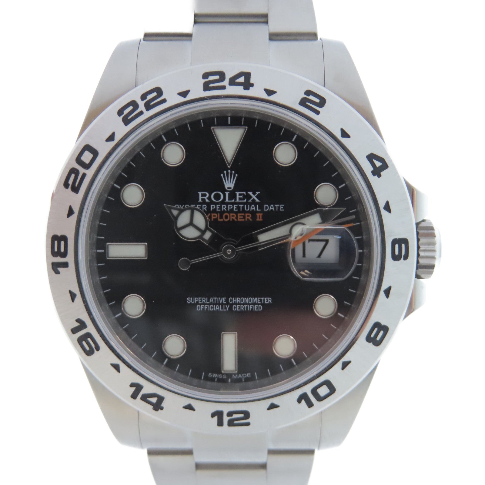 ROLEX Explorer II不鏽鋼手錶自動機芯黑色