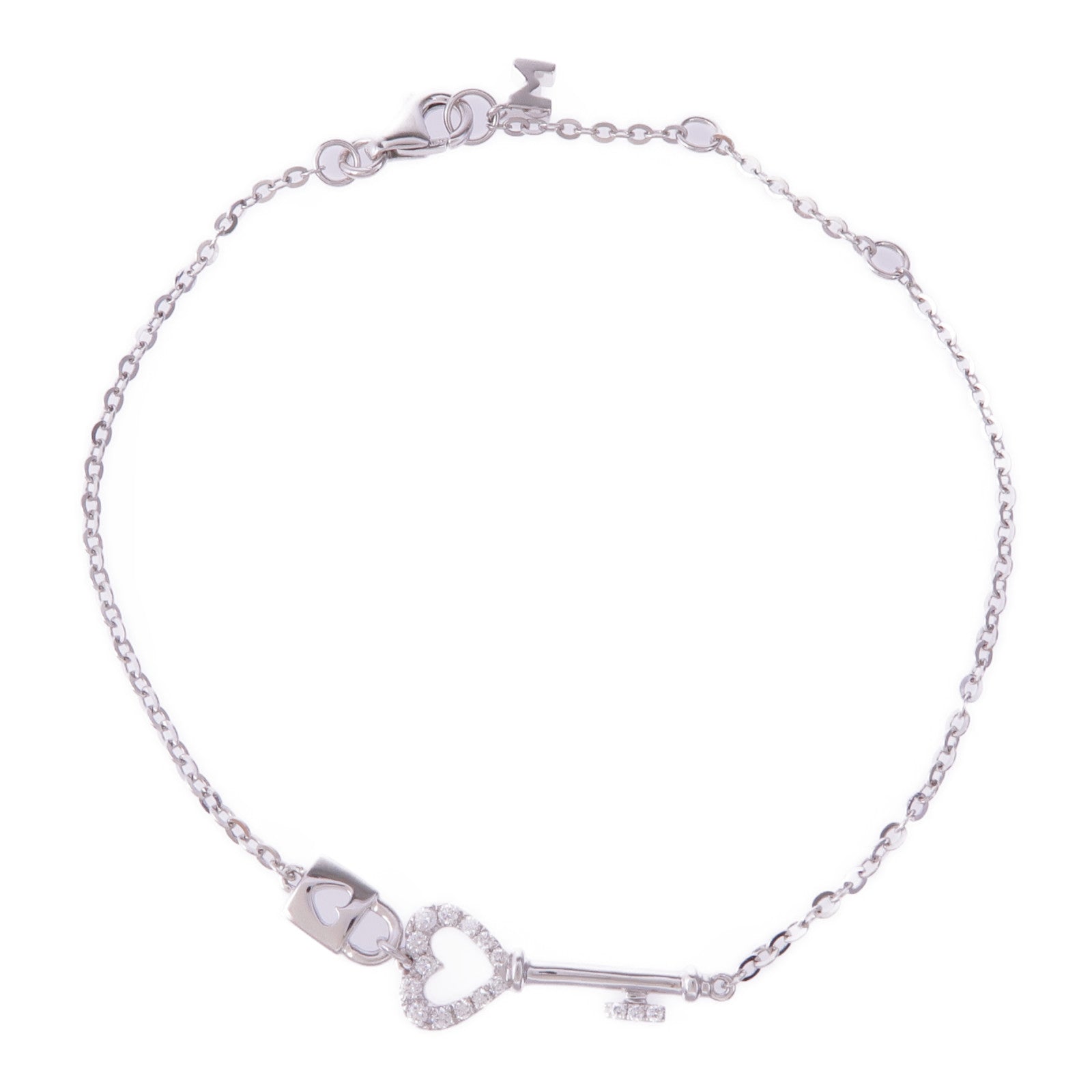 JEWELRY 18K白金Diamond Bracelet鑽石手鏈