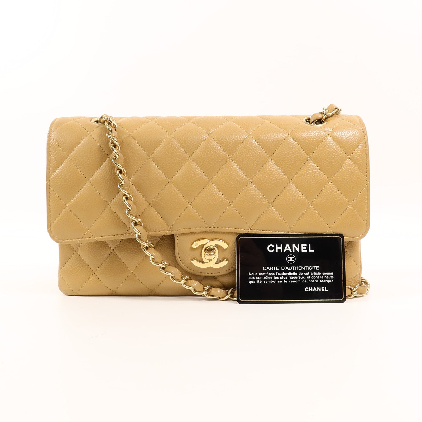 CHANEL 牛皮皮革Classic 25鏈帶肩背袋